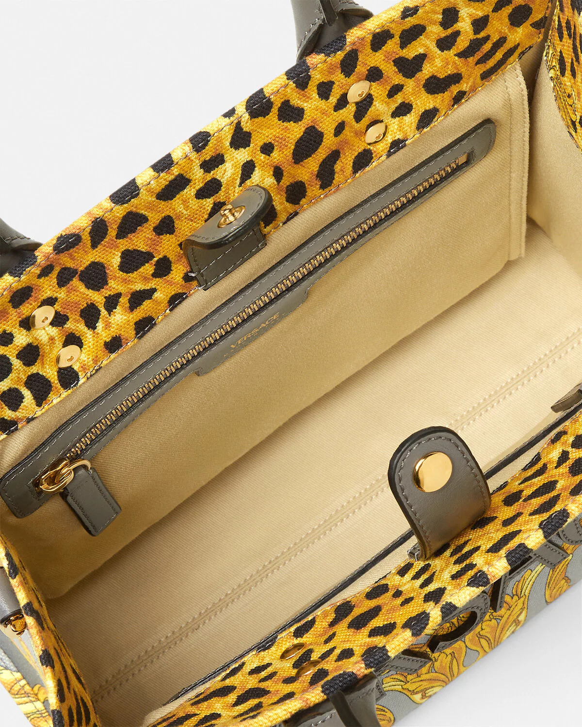 Cheetah Foulard La Medusa Small Tote Bag - 3