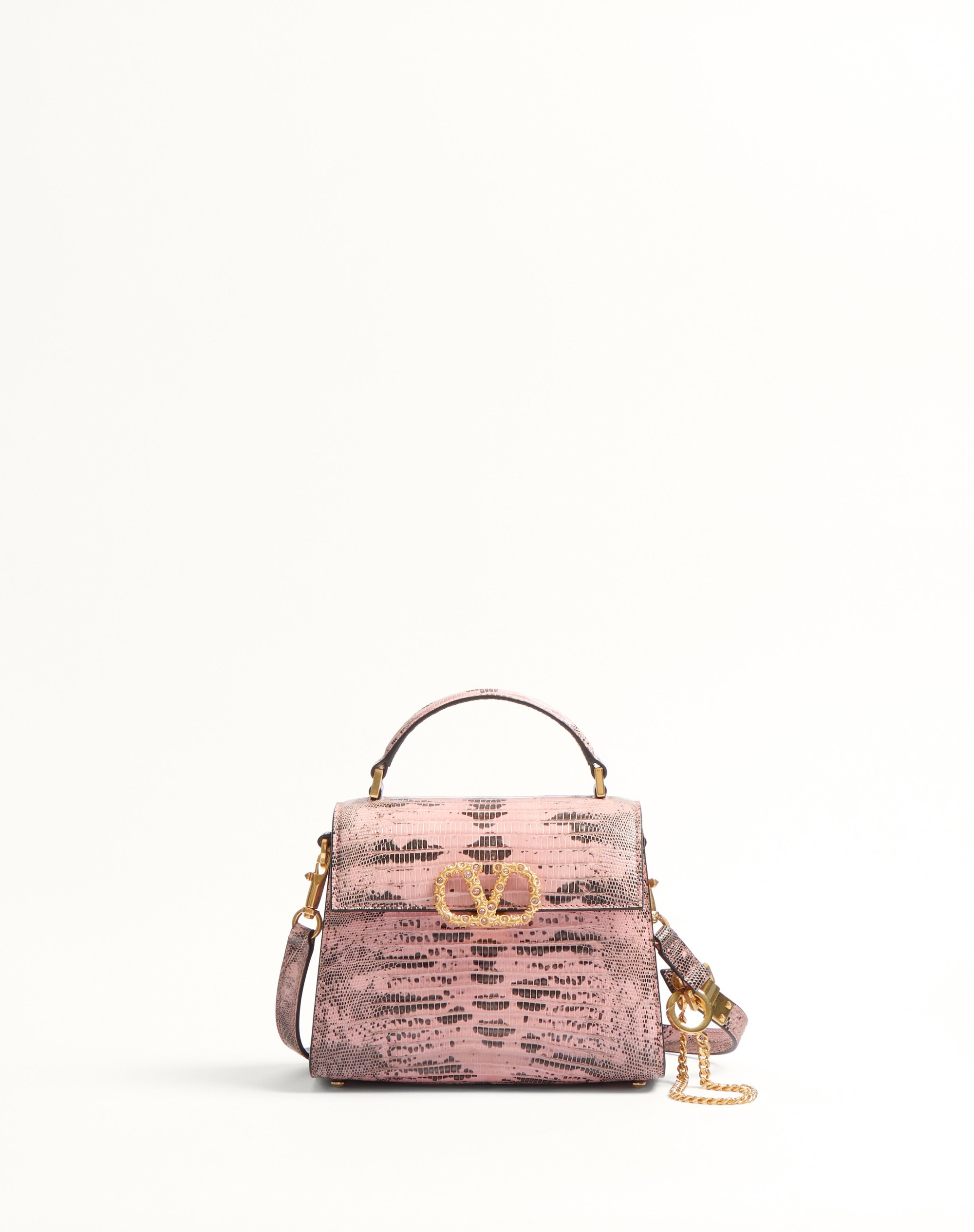VALENTINO GARAVANI VSLING MINI HANDBAG IN TEJUS WITH JEWEL LOGO - 1
