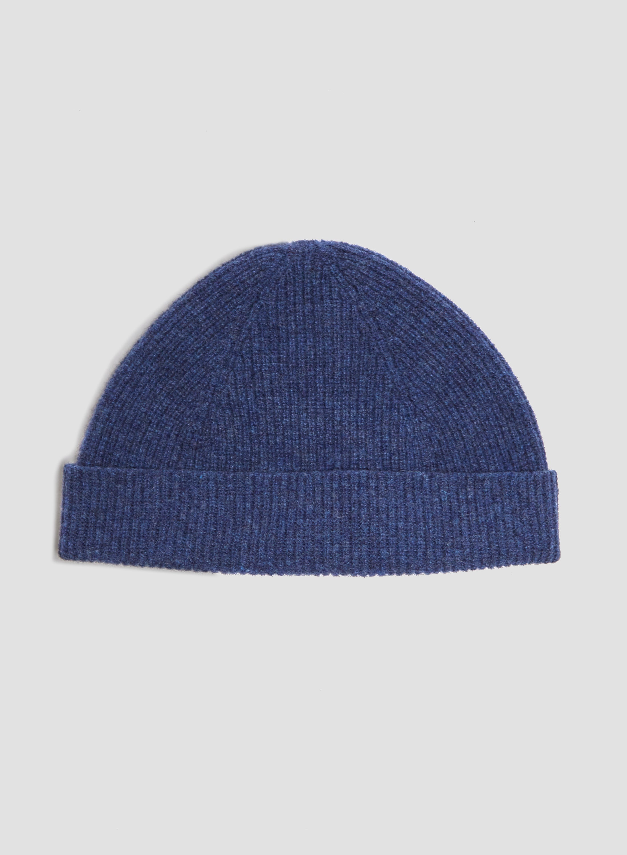 Lambswool Beanie in Rhapsody Blue - 3