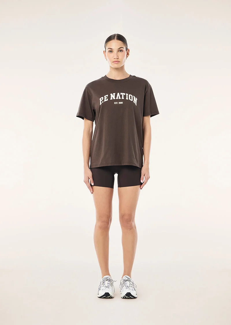 LEGACY RELAXED TEE IN COFFEE - 1
