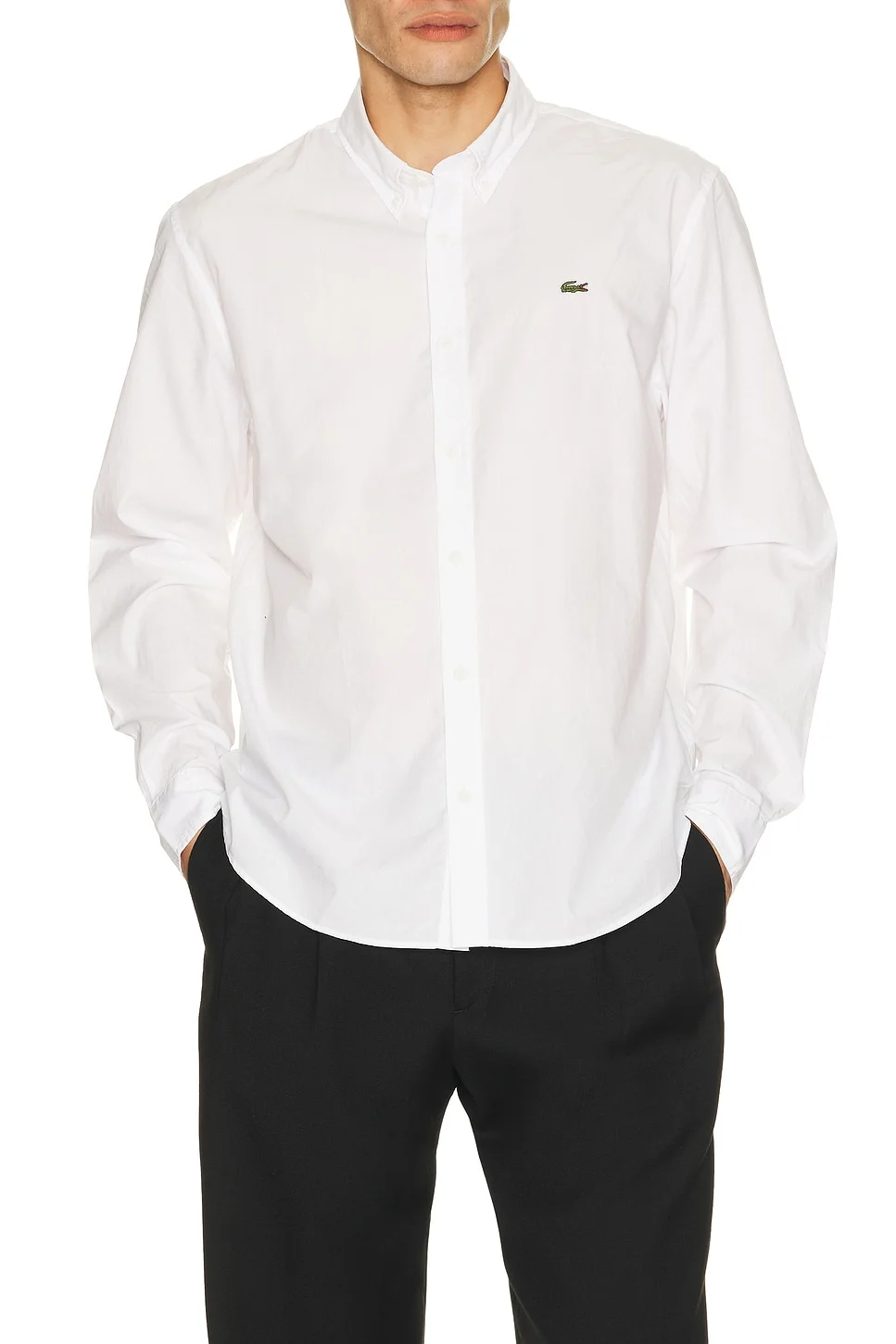 Regular Fit Stretch Poplin Shirt - 1