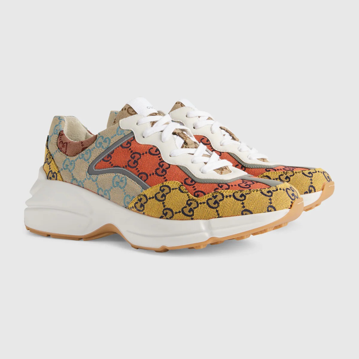 Men's Rhyton GG Multicolor sneaker - 2