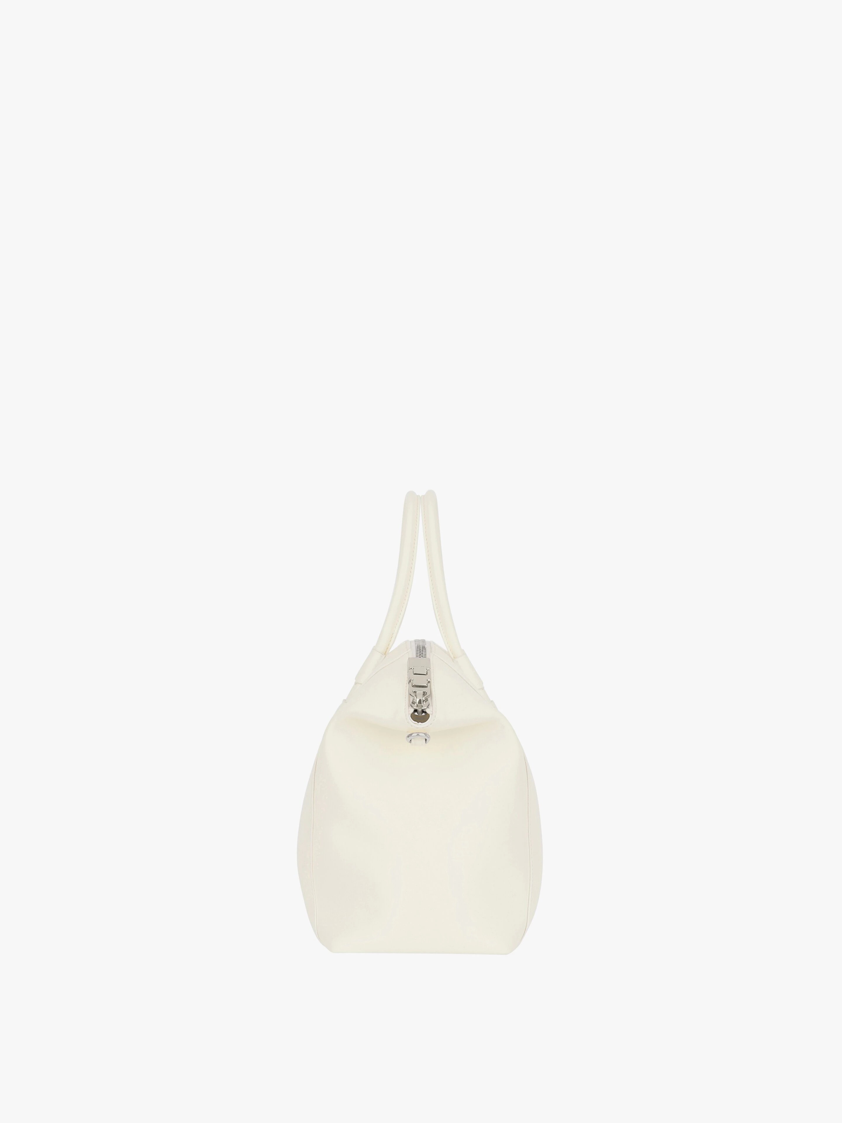 SMALL ANTIGONA SPORT BAG IN LEATHER WITH METALLIC DETAILS - 4