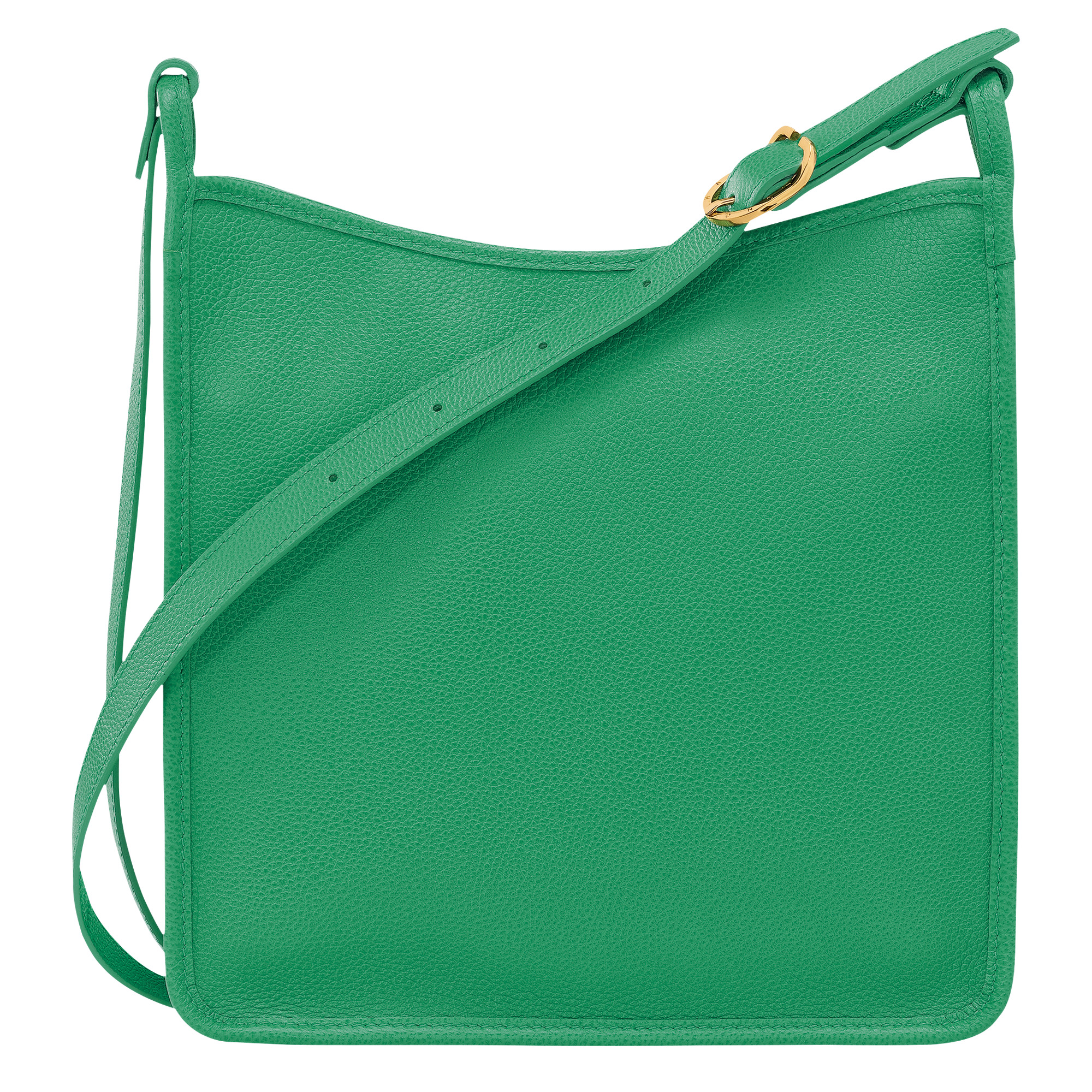 Le Foulonné M Crossbody bag Green - Leather - 4