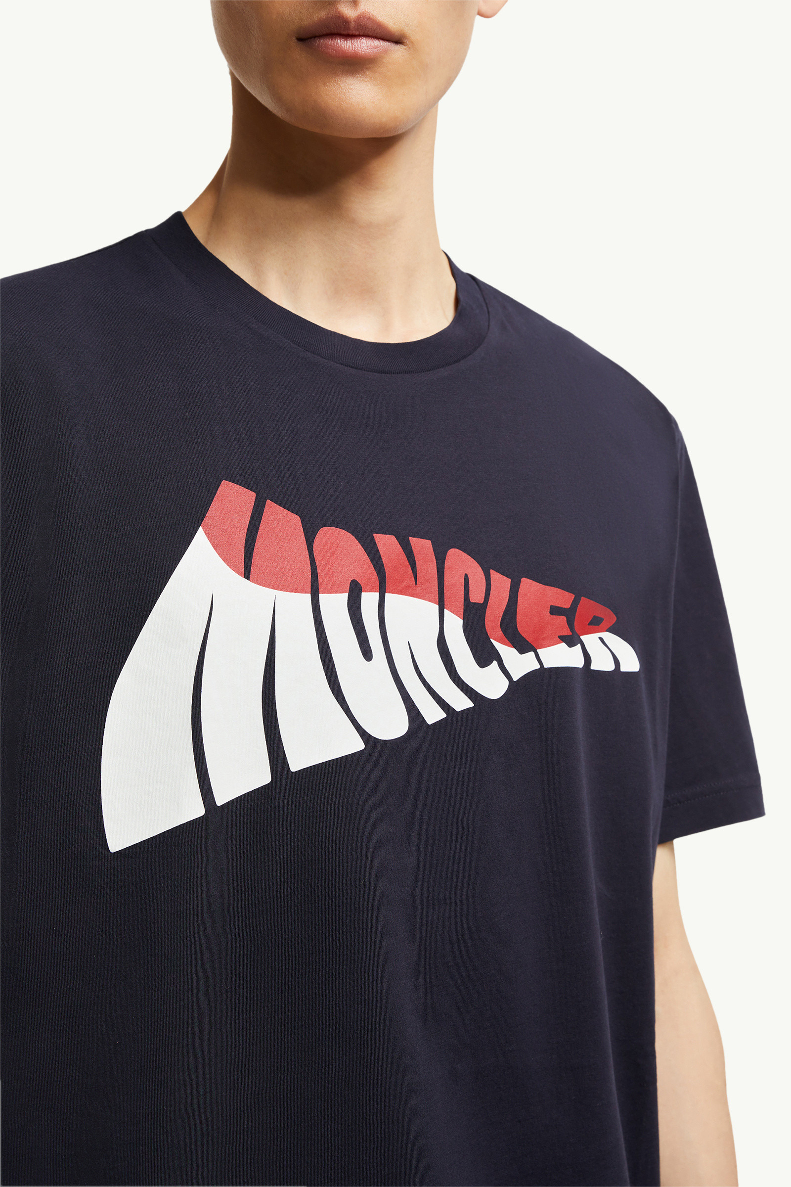 Wave Logo Cotton T-Shirt - 6