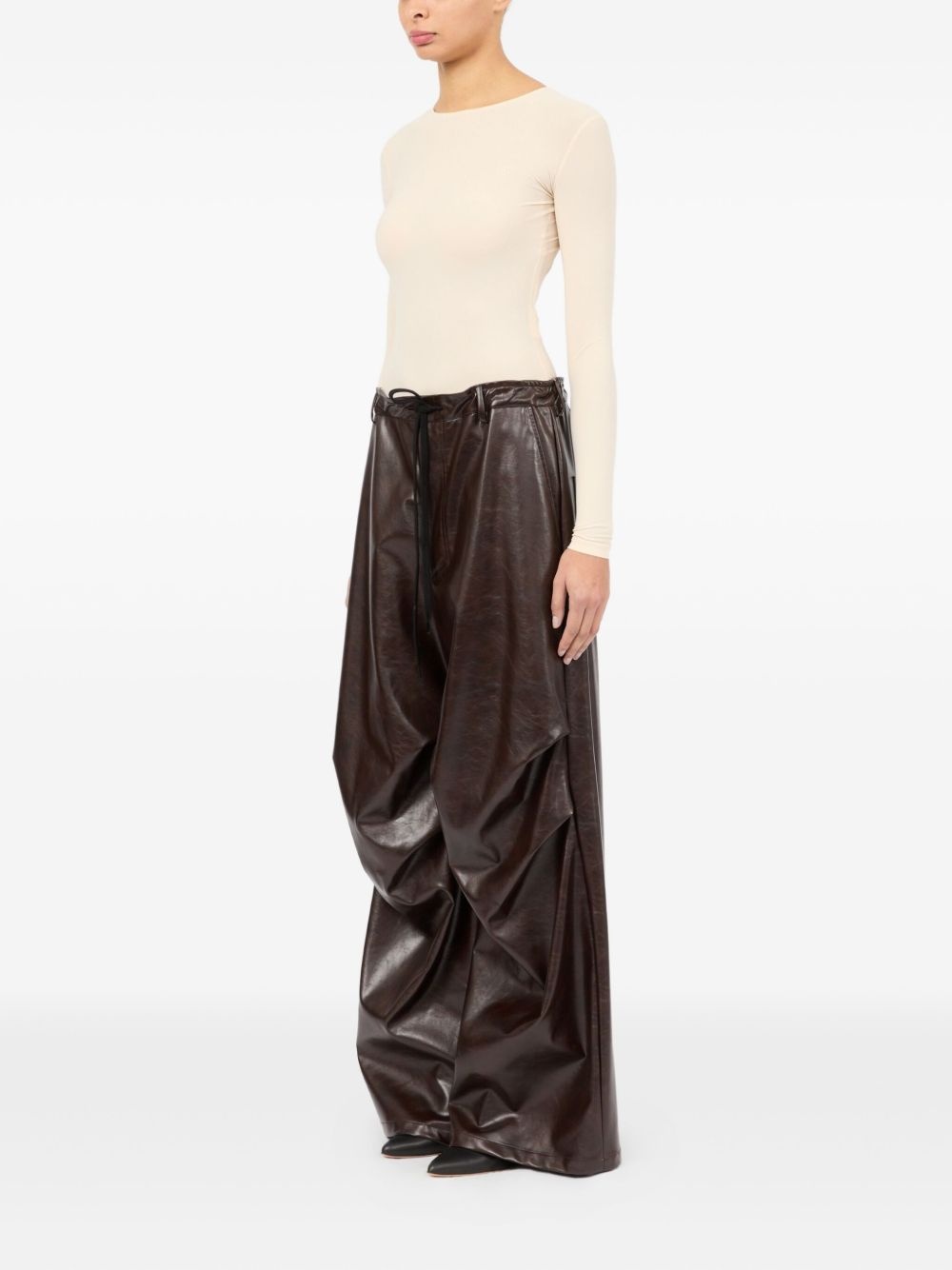 draped trousers - 6
