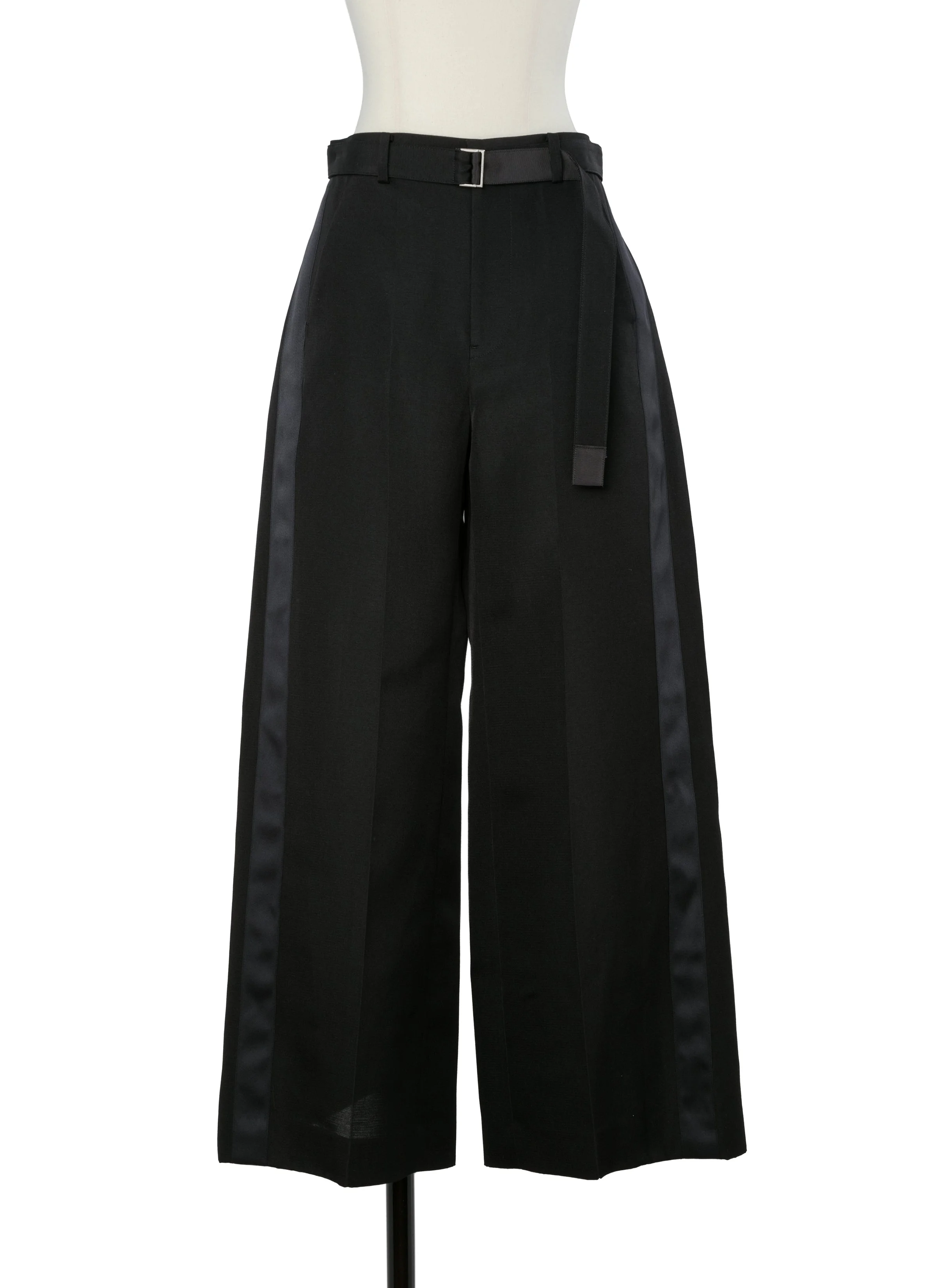 Double-Faced Silk Cotton Pants - 1