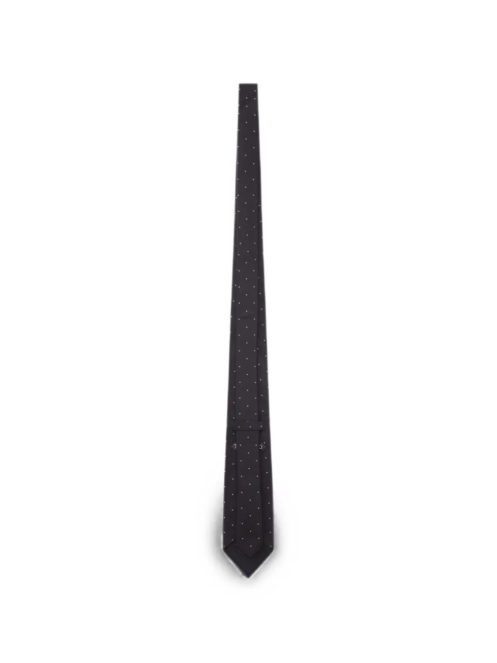 polka-dot silk tie - 1