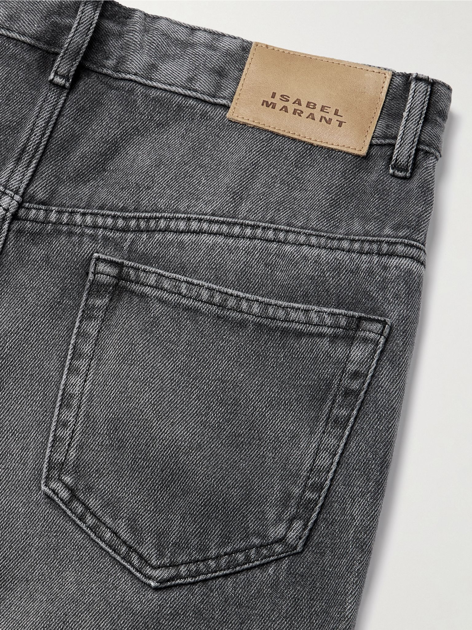 Belvira high-rise straight-leg jeans Gray - 6