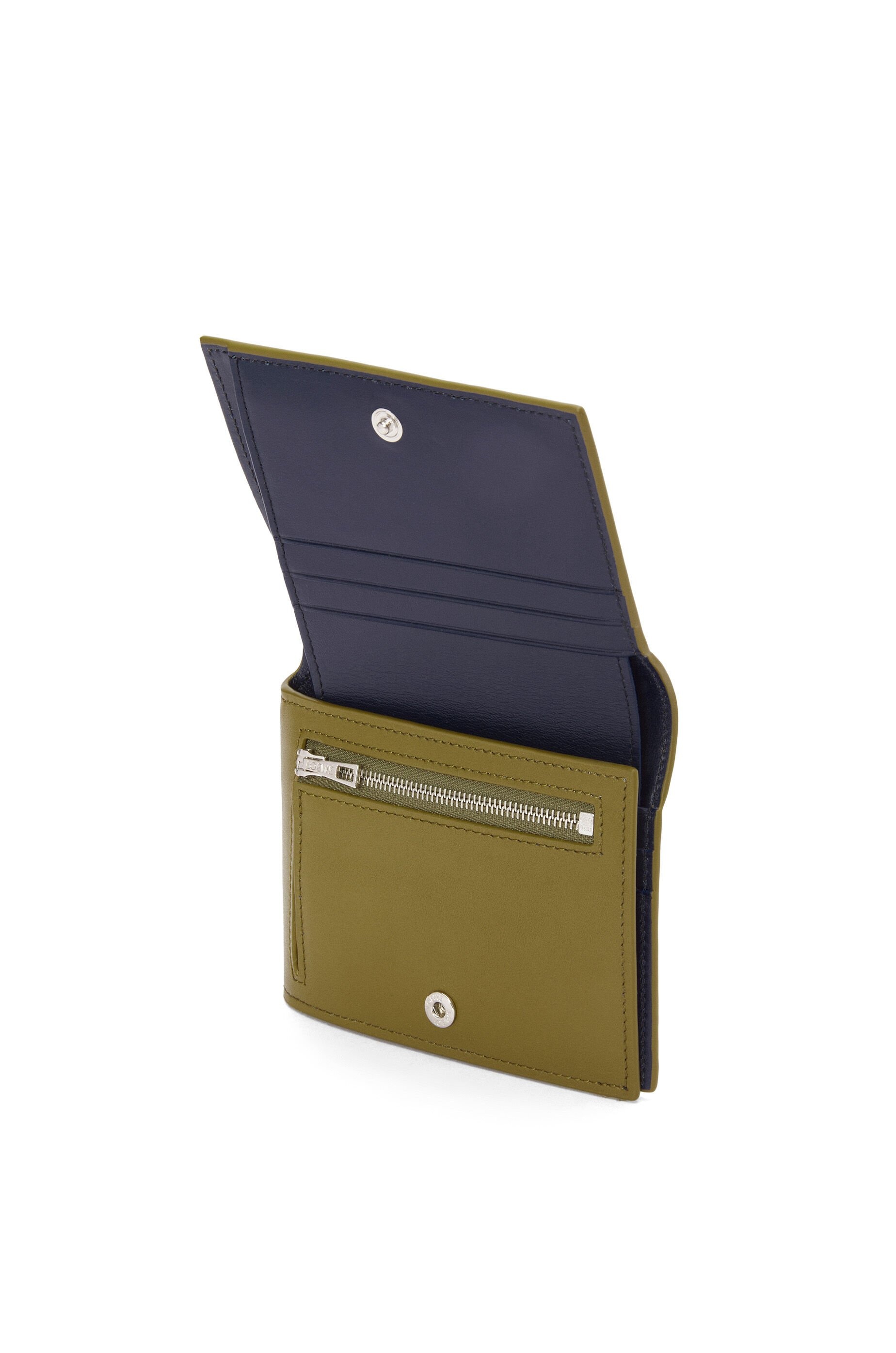 Folded wallet in shiny nappa calfskin - 3