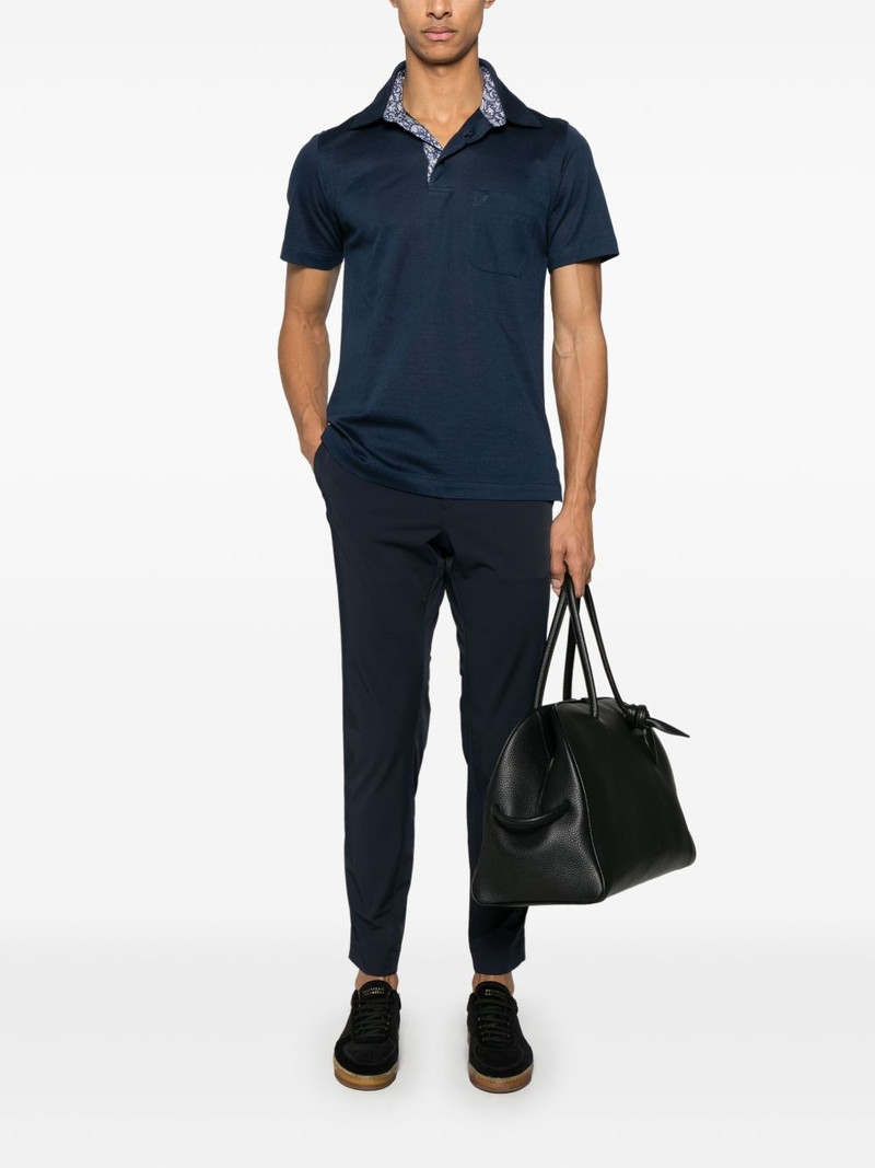 Brioni piqué polo shirt outlook