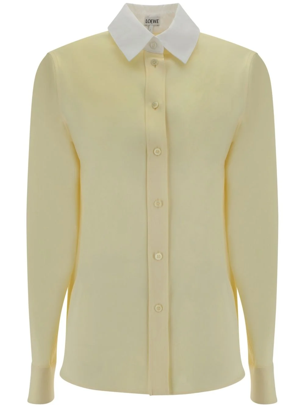 contrasting-collar shirt - 1