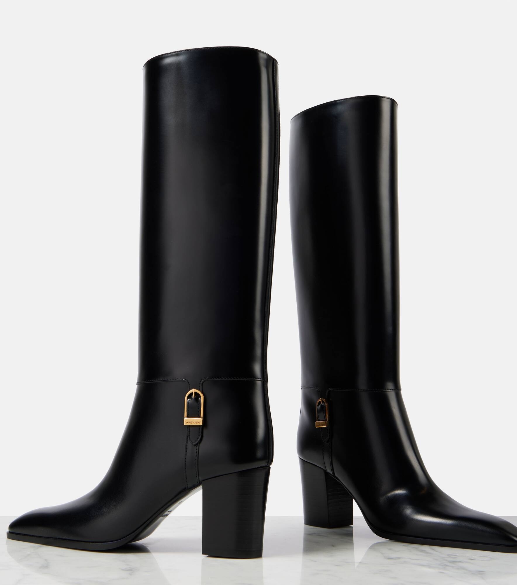 Julia leather knee-high boots - 5