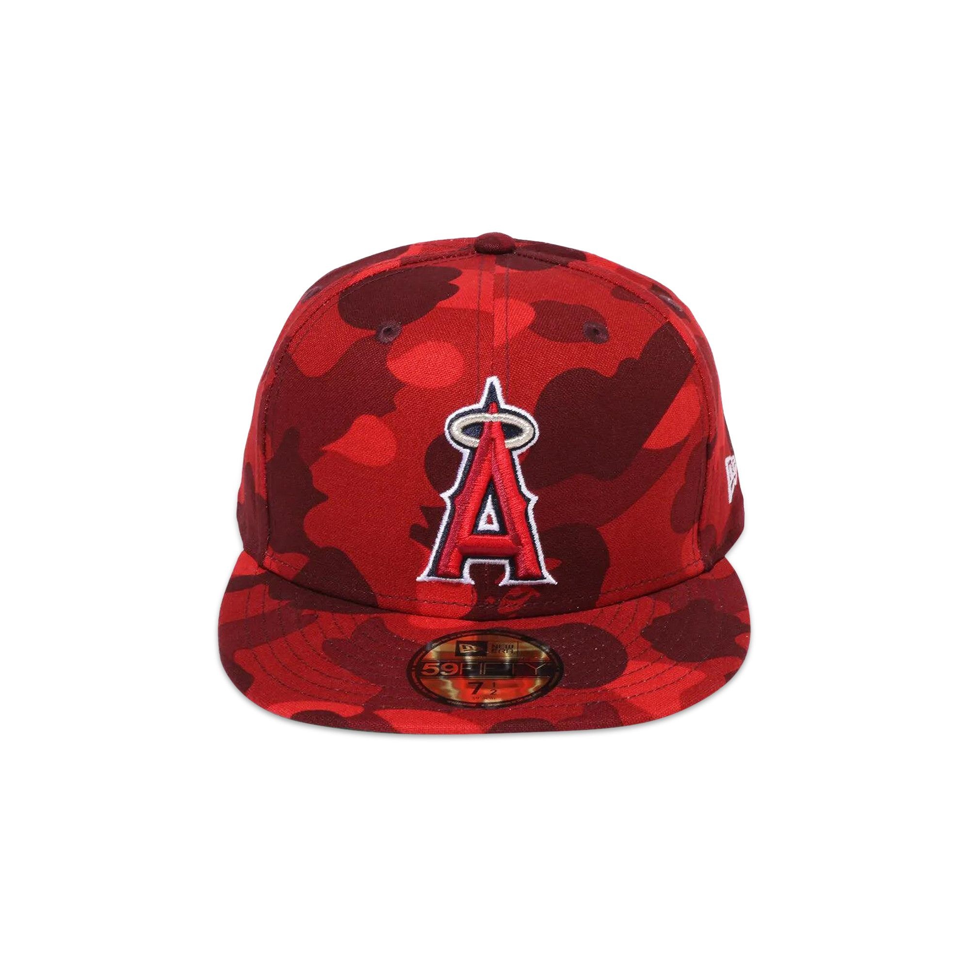 BAPE x MLB x New Era Los Angeles Angels 59FIFTY Cap 'Red' - 1