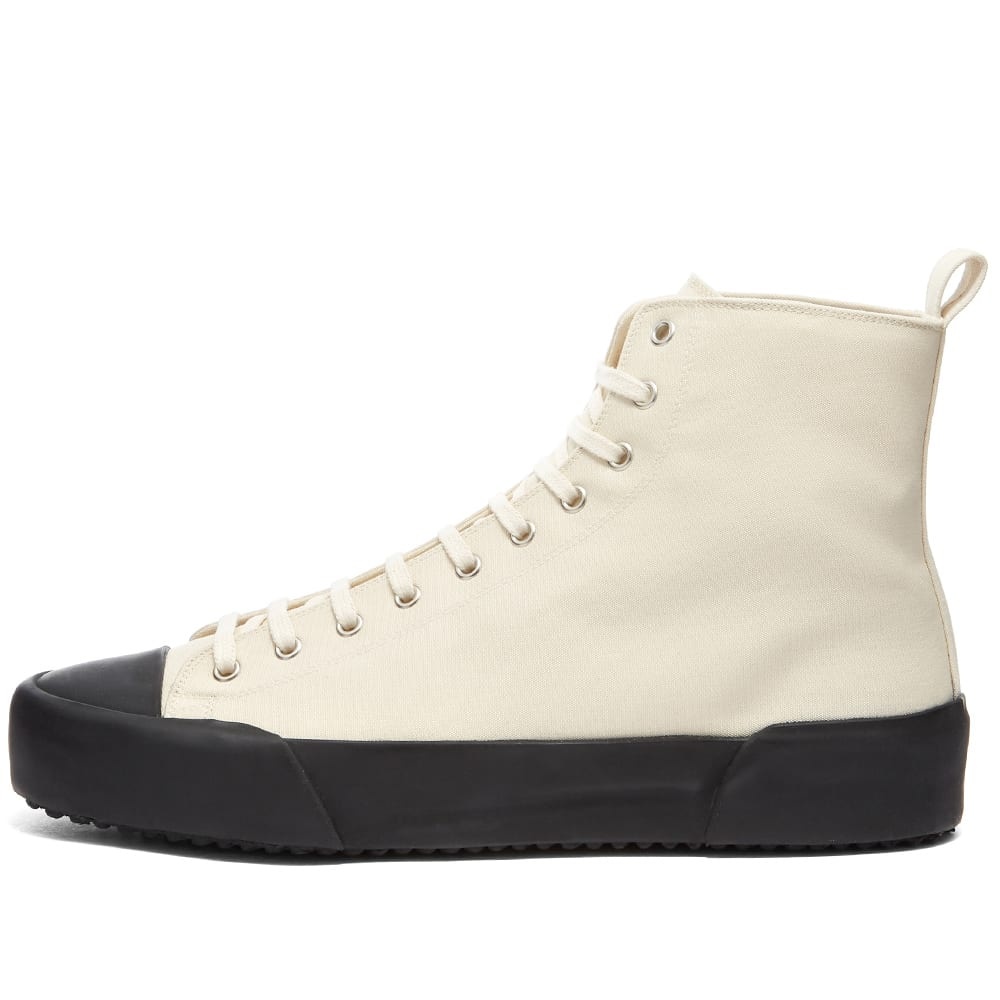 Jil Sander Canvas Hi Top Sneaker - 2