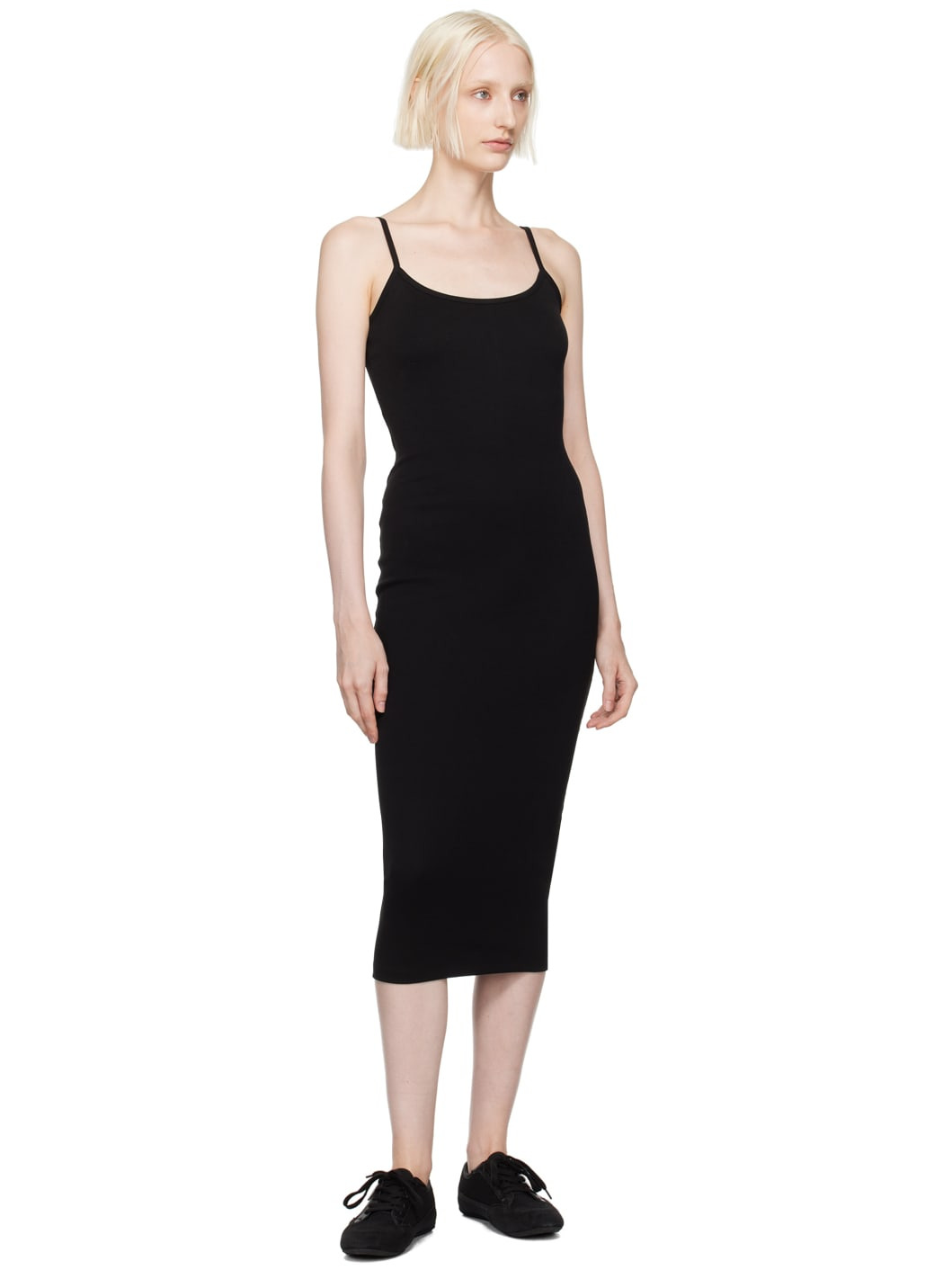 Black Bibi Midi Dress - 4