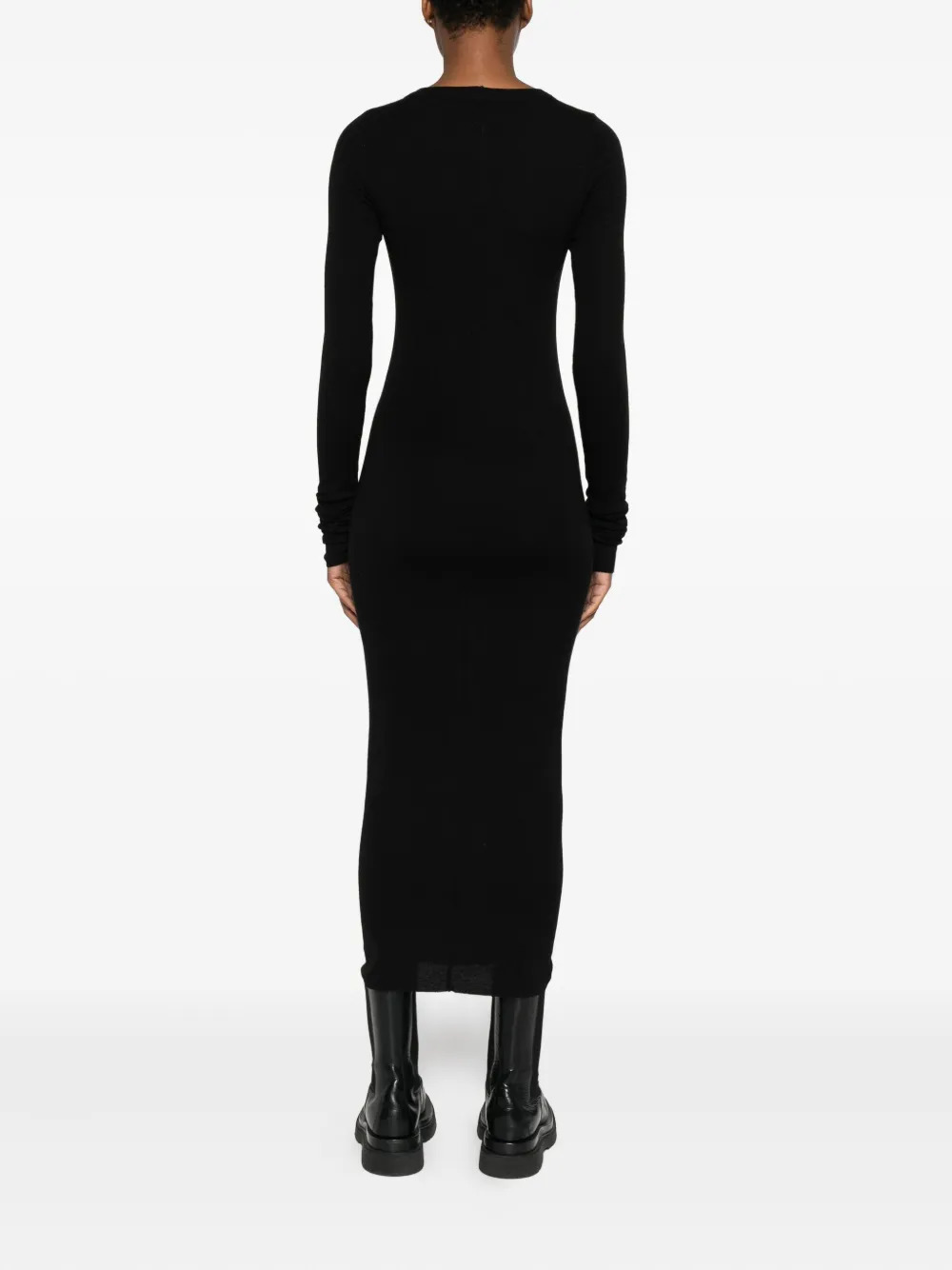 RICK OWENS - Women Abito Rib LS Dress - 3