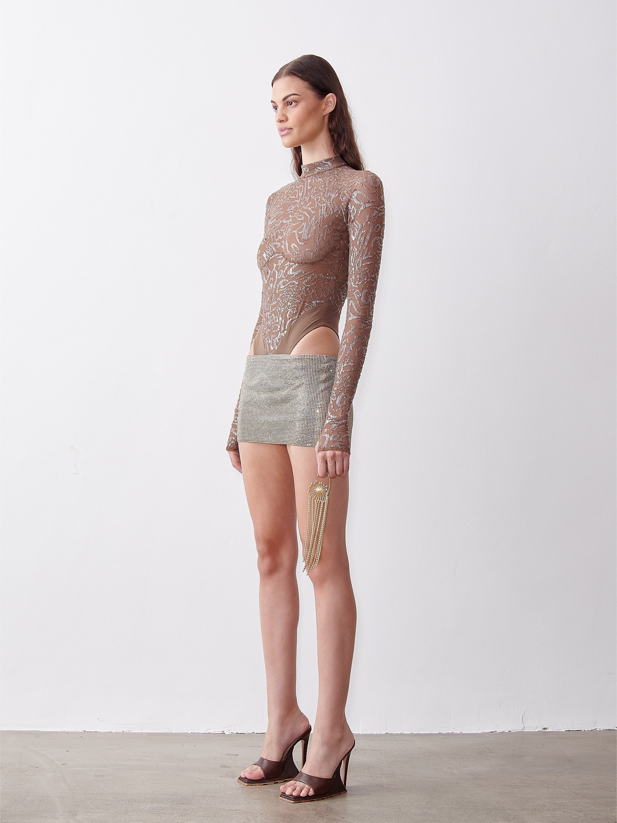 ANNA NICOLE BODYSUIT KALUHA SEQUIN - 2