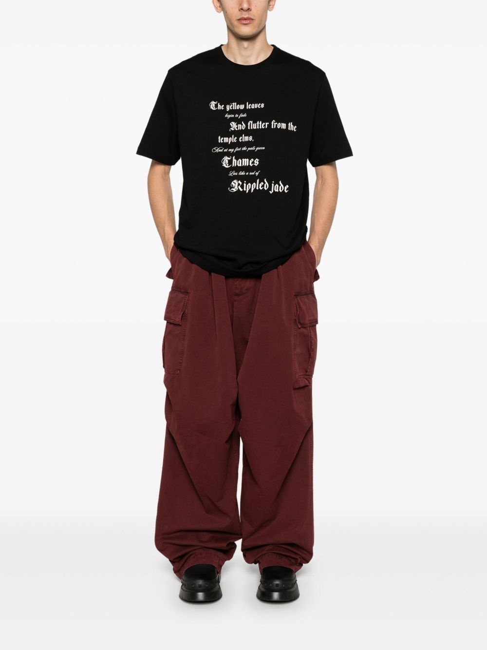 text-print T-shirt - 2