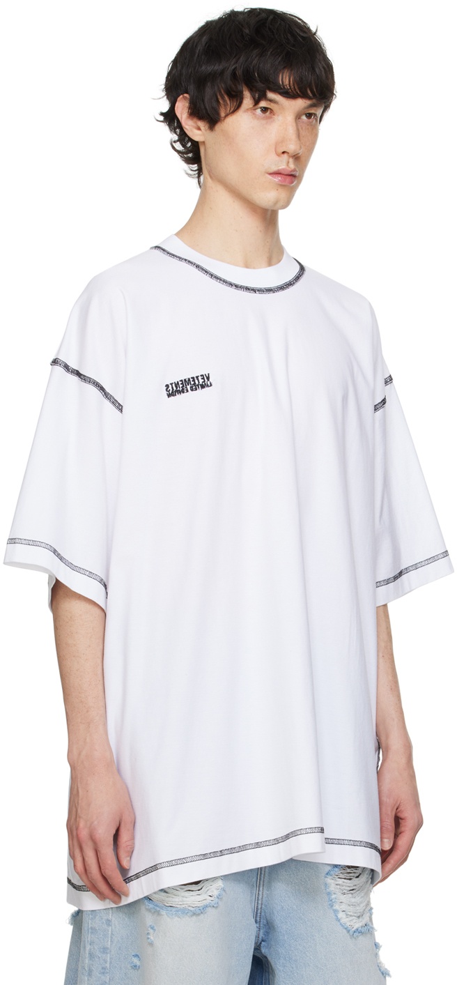 White Inside Out T-Shirt - 2
