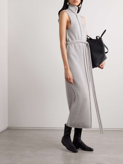 Proenza Schouler Zola belted knitted midi dress outlook