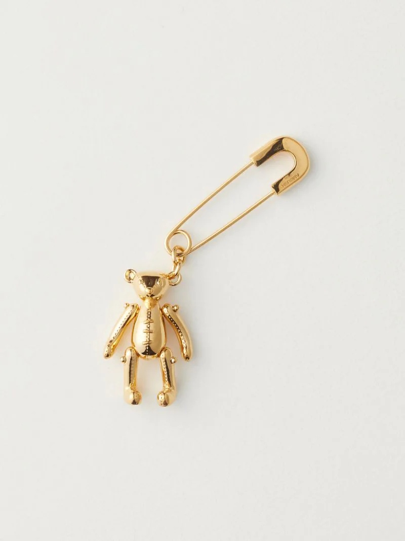 【AMBUSH】TEDDY BEAR CHARM EARRING 2色展開 Silver Gold Teddy Bear Charm Earring - Seven Season