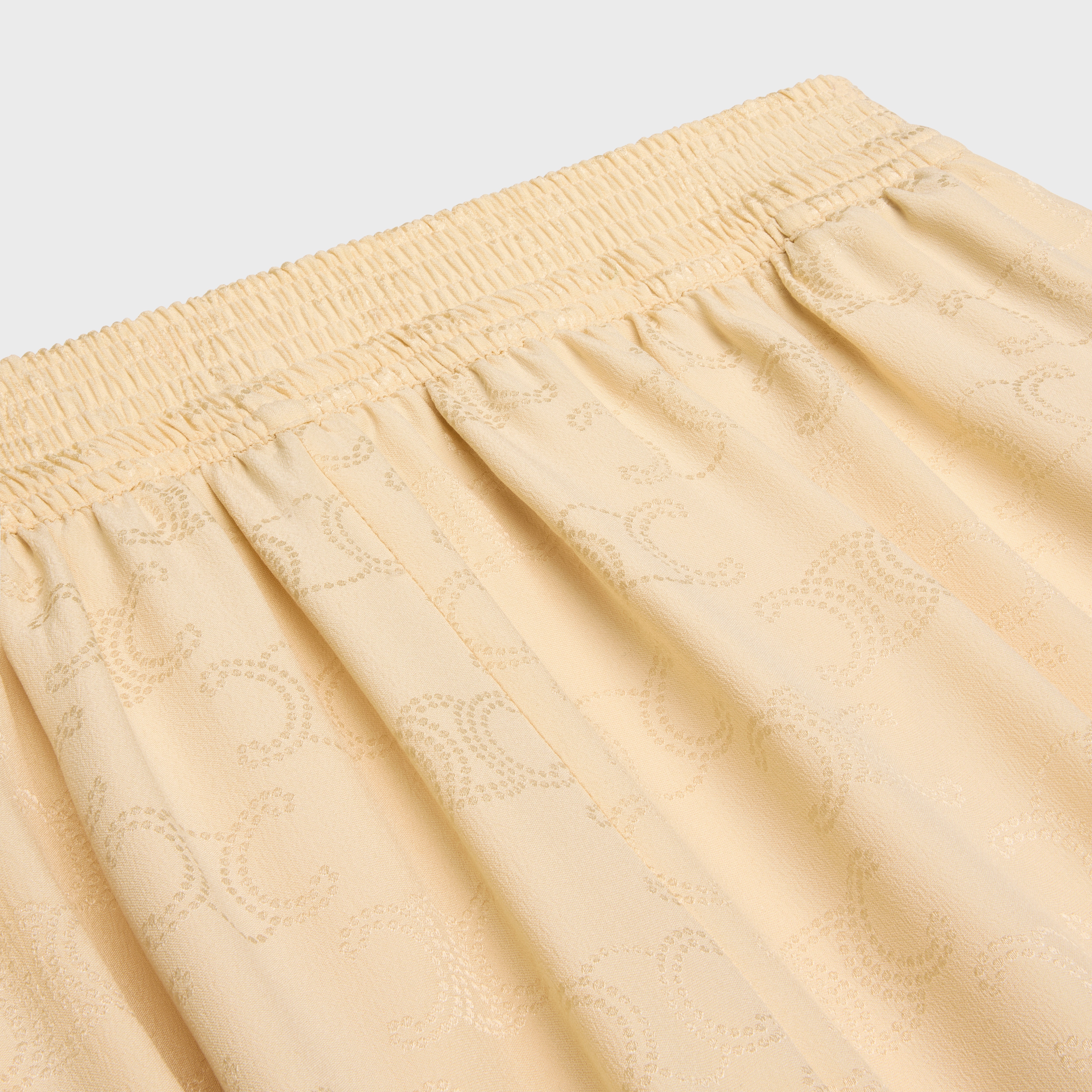 flowing shorts in triomphe silk jacquard - 3