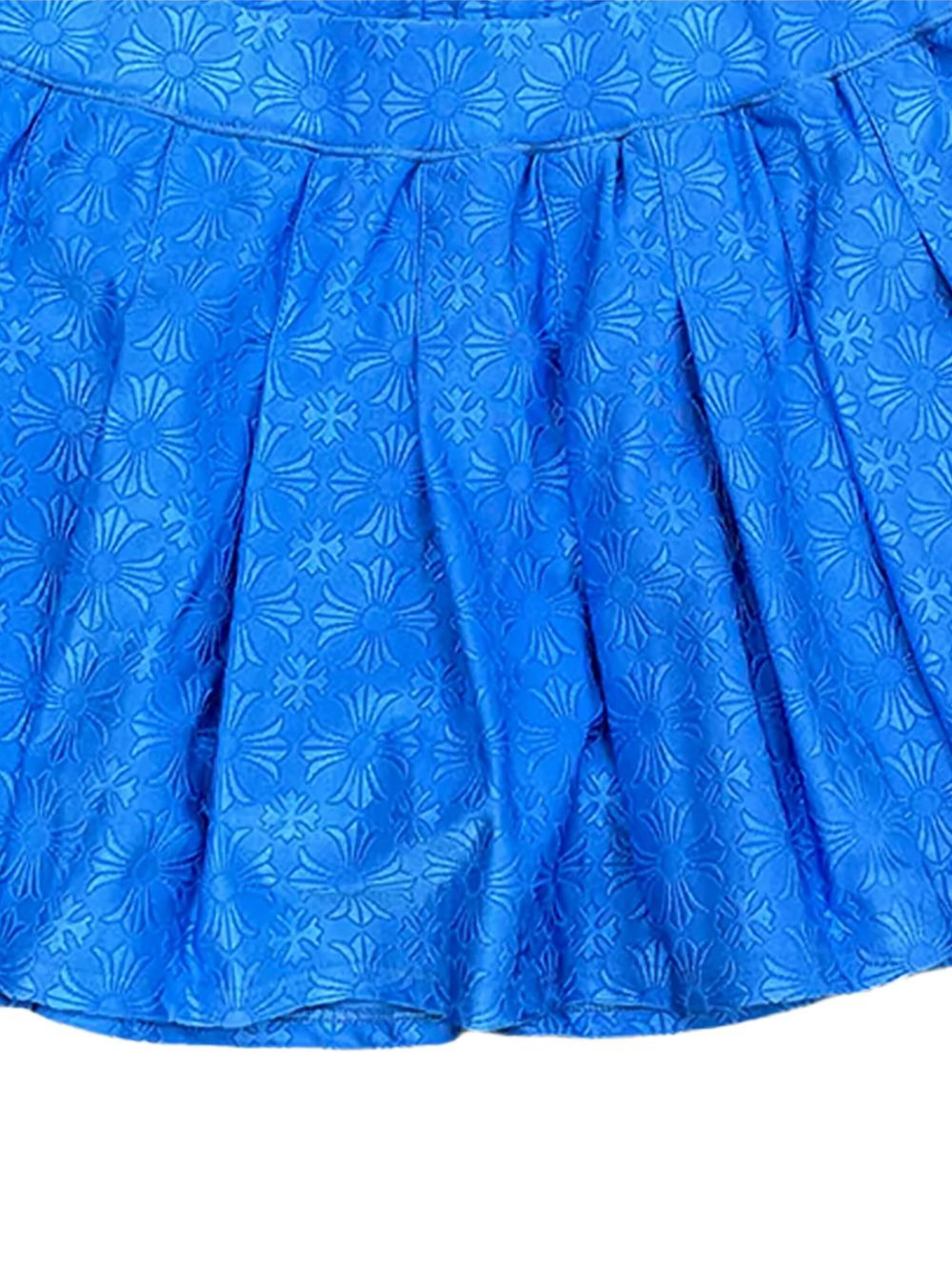 floral-motif mini skirt - 2