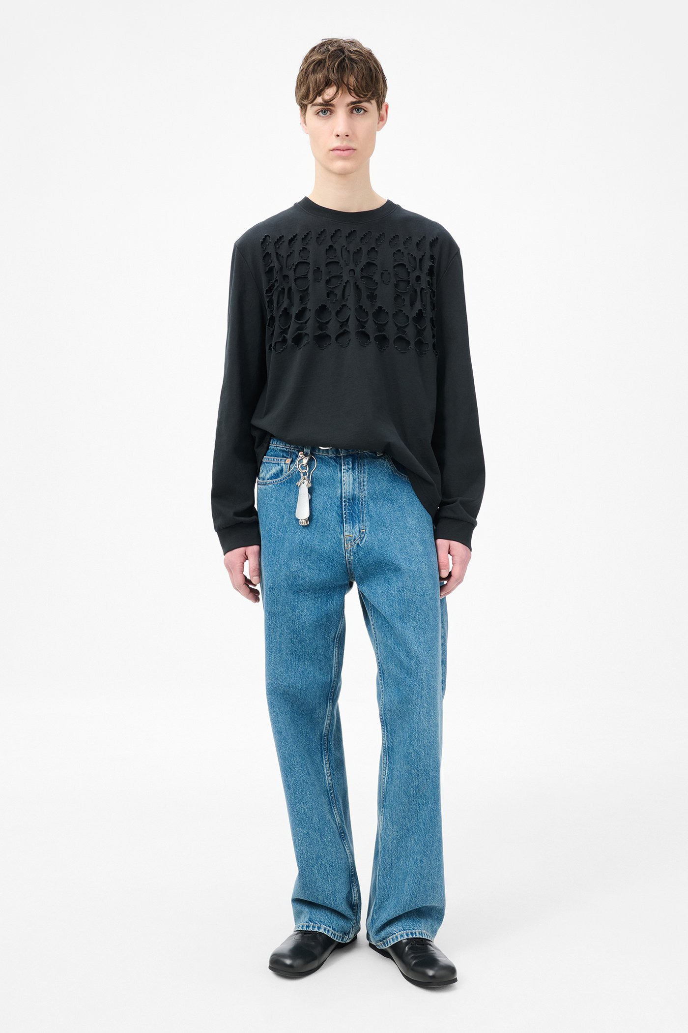 Third Cut Blue Tech Wash Denim - 2