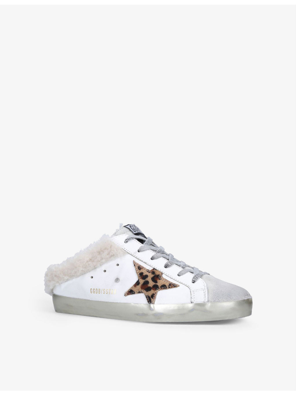 Superstar Sabot 81811 leather and shearling trainers - 3