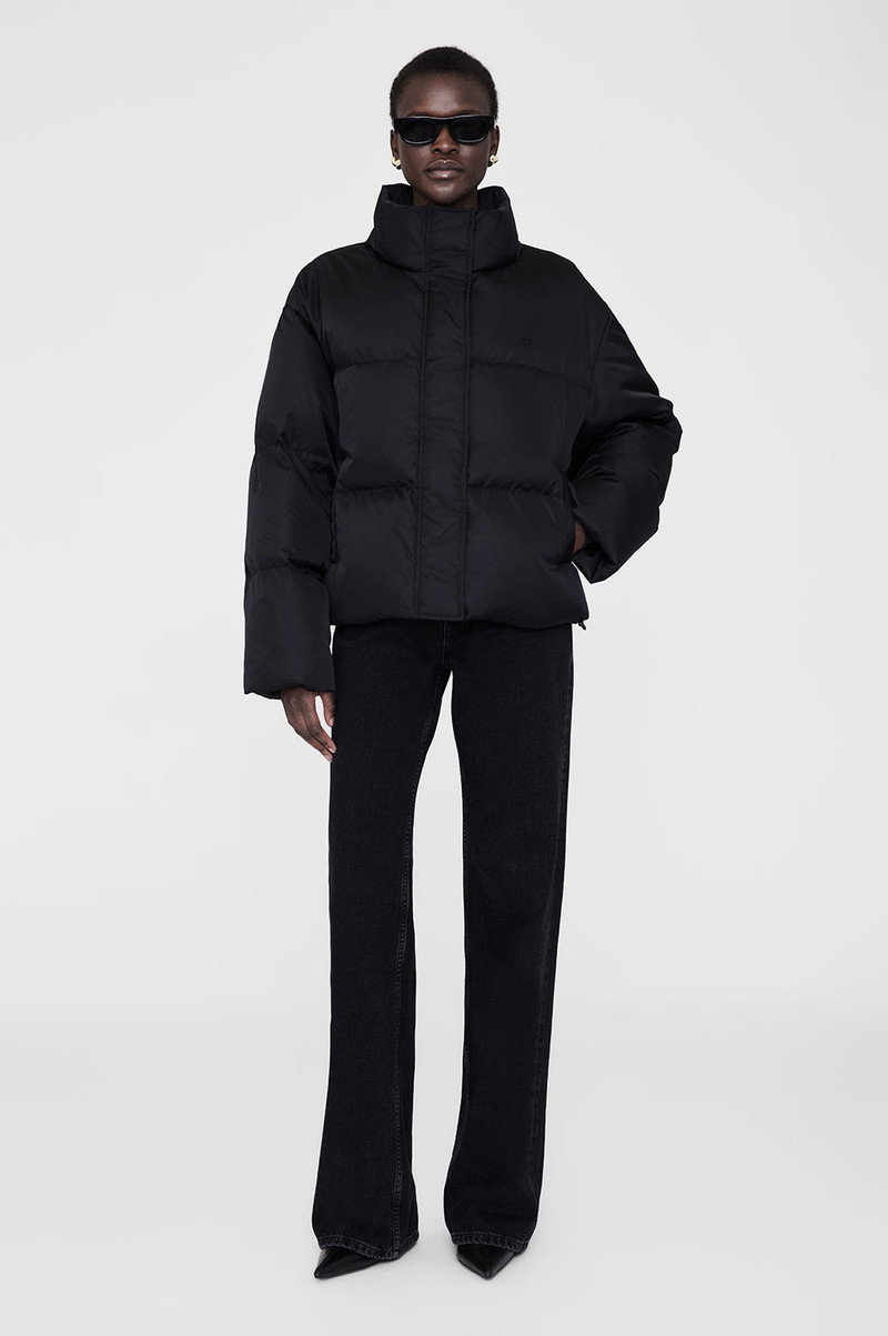 ANINE BING Dorian Puffer - Black outlook