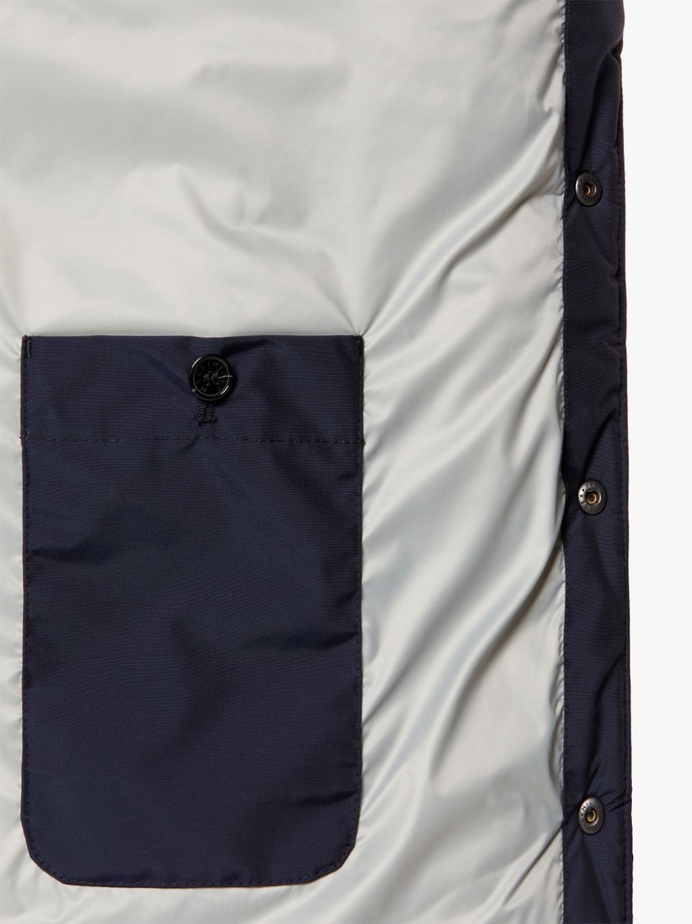 OSAKA NAVY RAIN SYSTEM WOOL & NYLON BLEND GILET | GQF-304 - 6