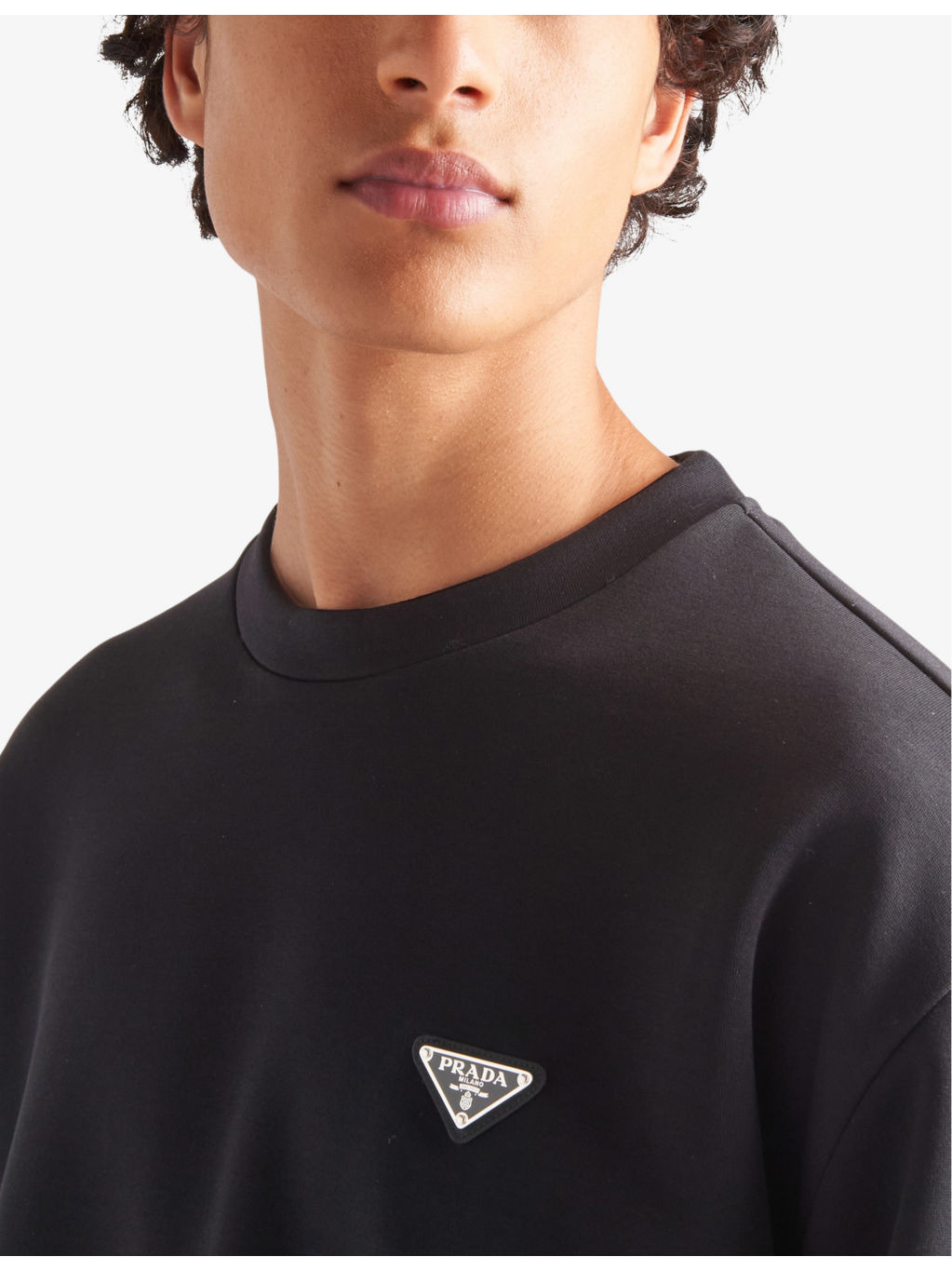 Brand-plaque boxy-fit cotton-jersey sweatshirt - 3