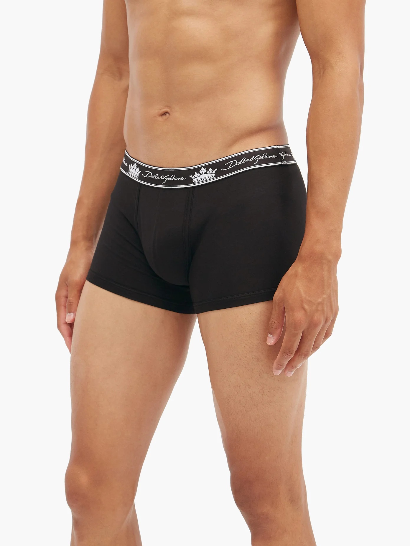 Logo-jacquard cotton-blend jersey boxer briefs - 2