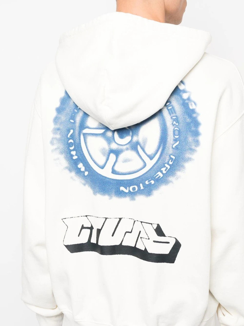 Off Road logo-embroidered hoodie 5