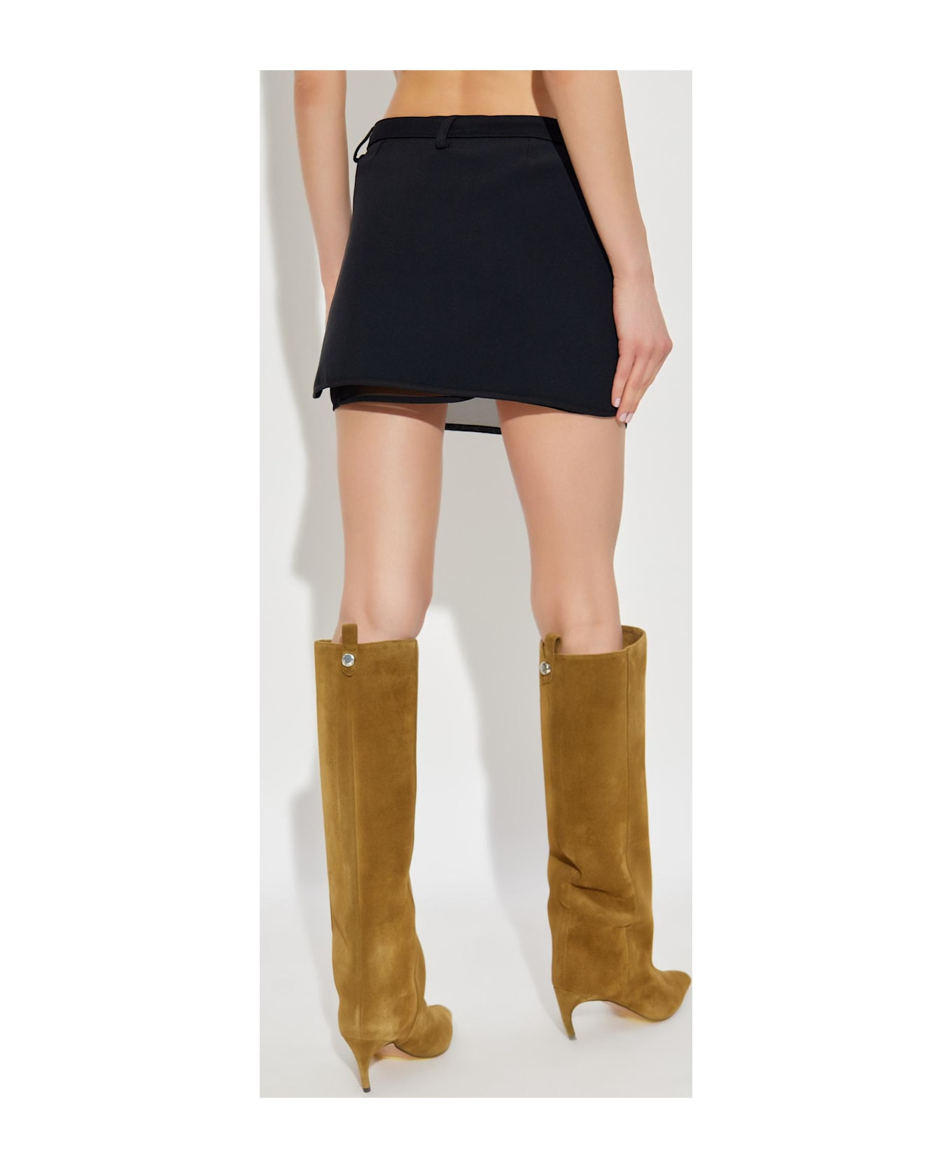 The Attico Skirt With A Slit - 4