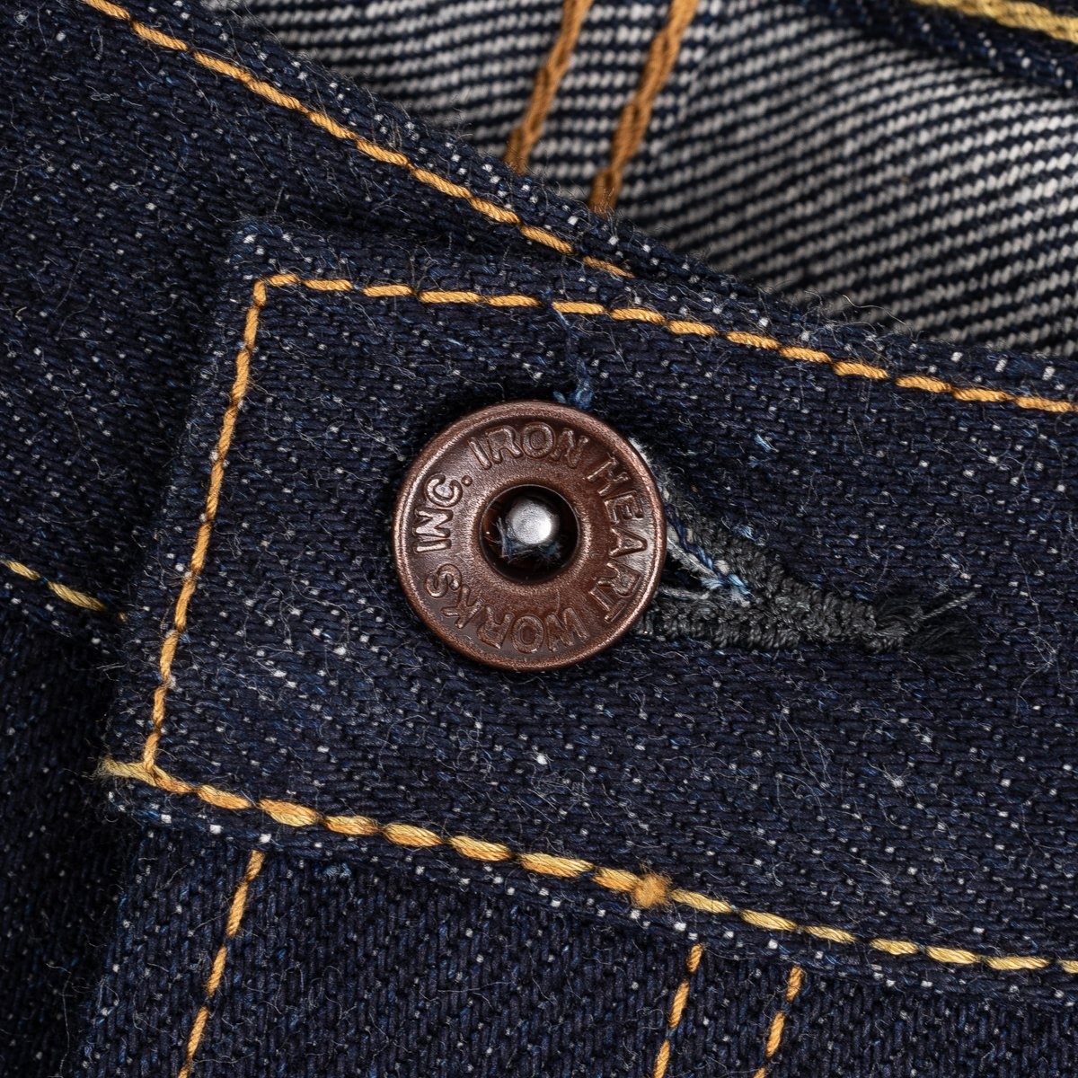 IH-634S-UHR 21/23oz Raw Selvedge Denim Straight Cut Jeans - Indigo - 11