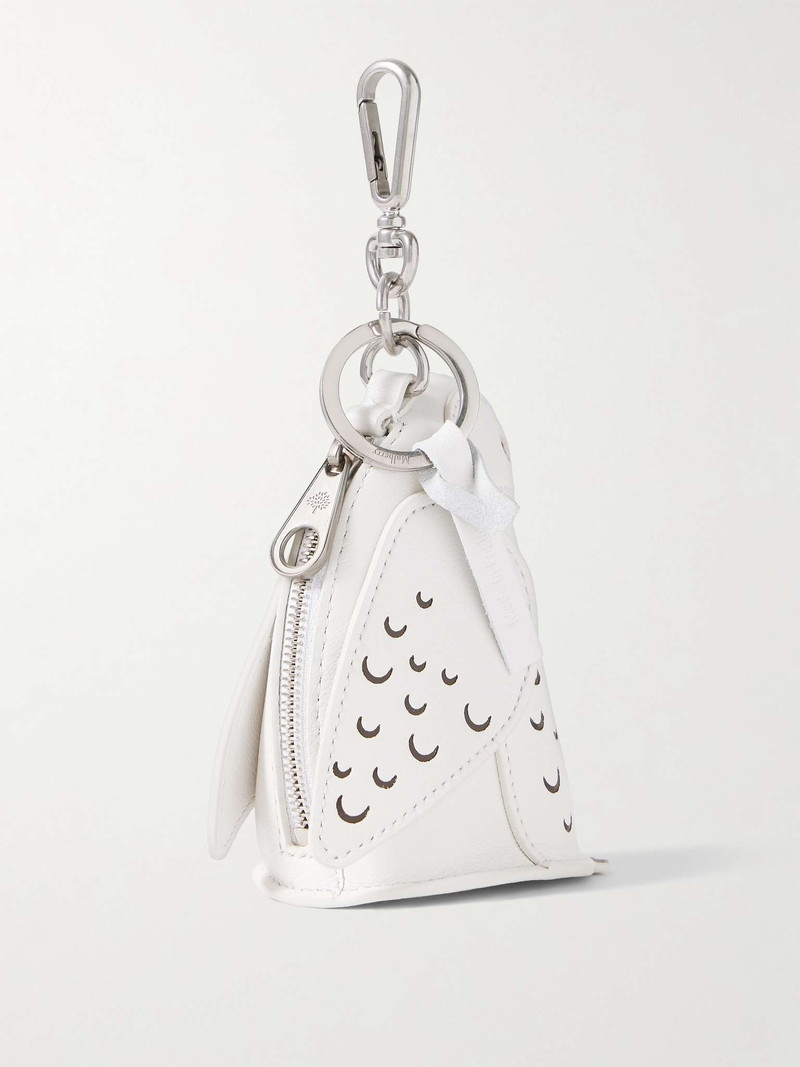 Mulberry Owl Leather Key Fob outlook
