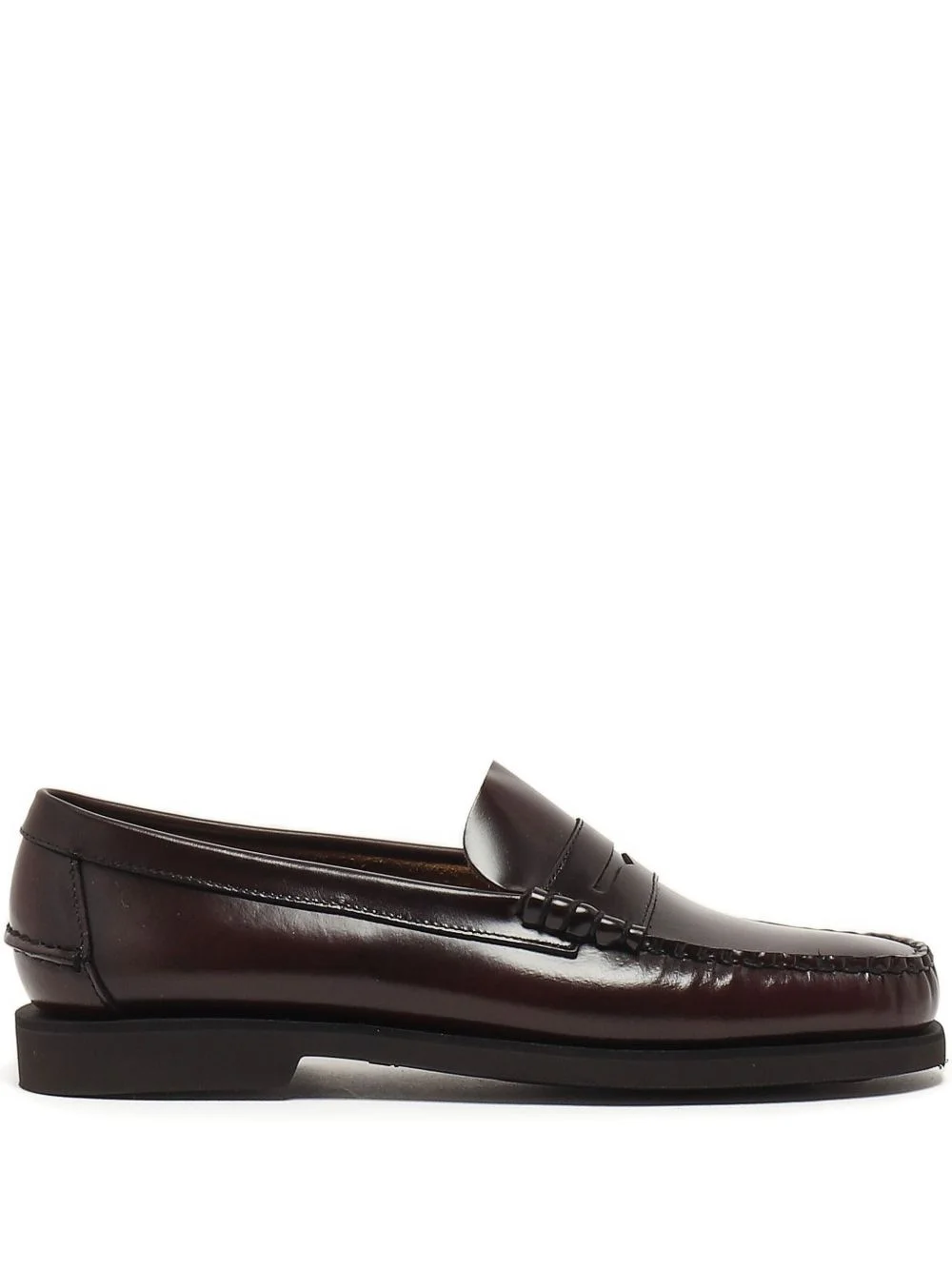Dan Po leather penny loafers - 1