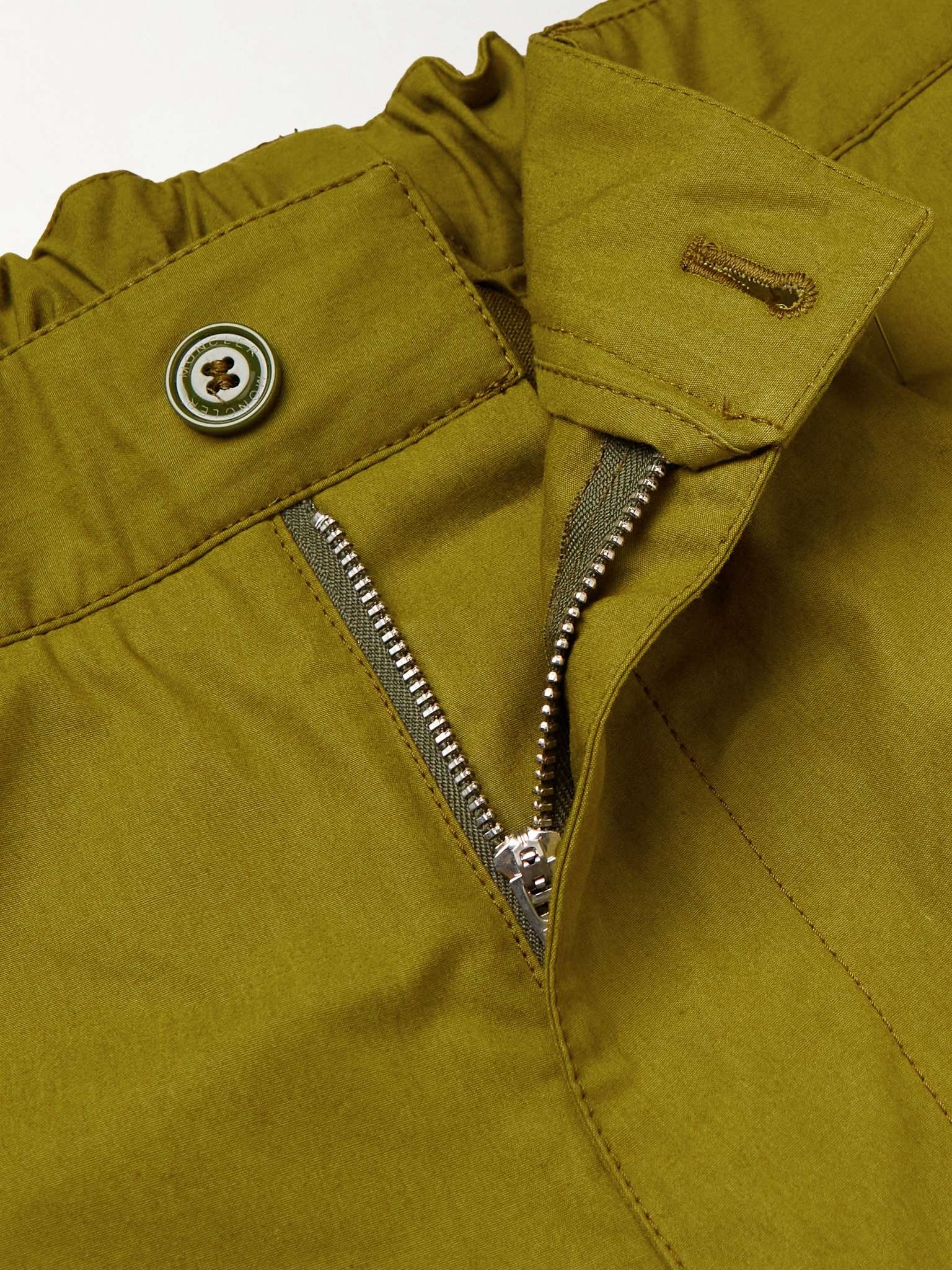 2 Moncler 1952 Straight-Leg Panelled Colour-Block Cotton Trousers - 3