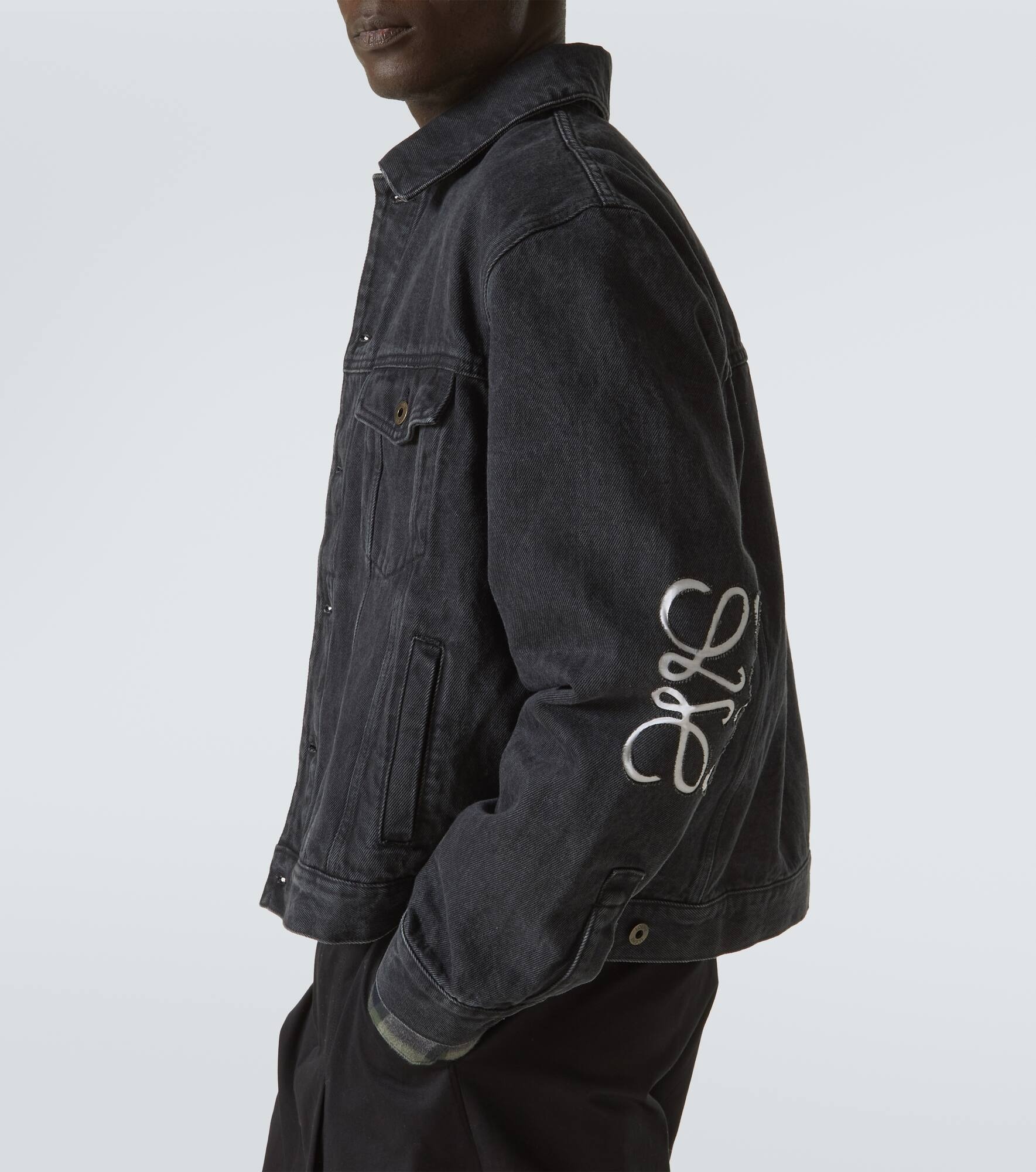 Anagram denim jacket - 6
