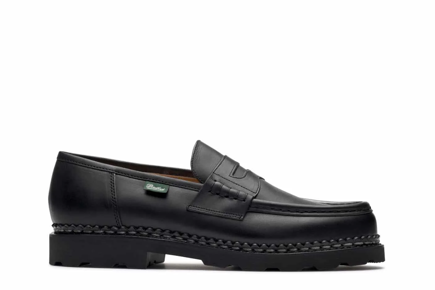Reims Black Silk - Rubber Sole - 1