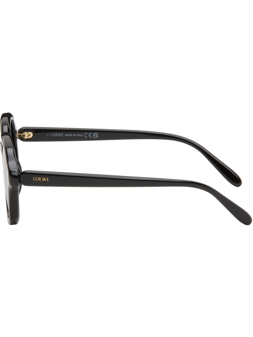 Black Alpha Slim Sunglasses - 3