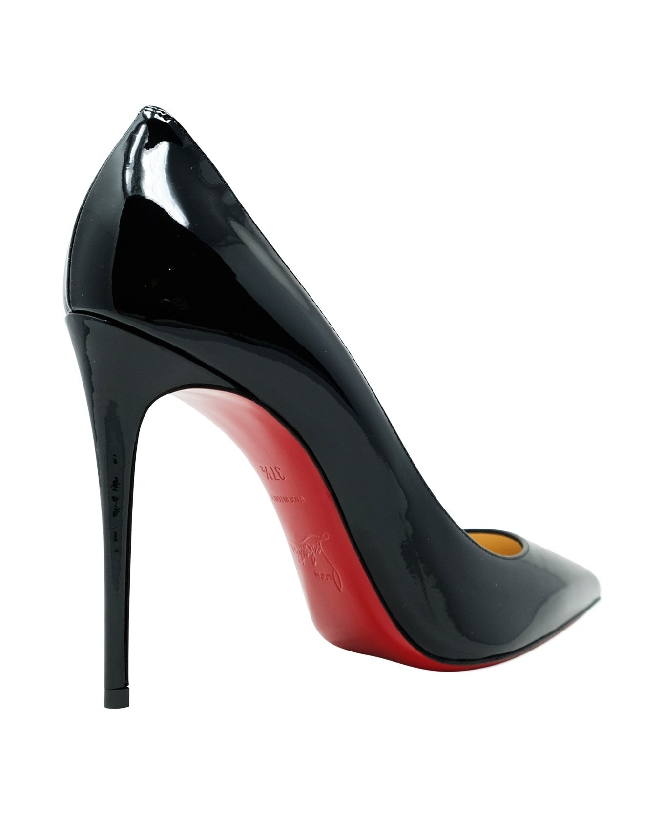 Christian Louboutin Black Patent Kate 100 Pumps - 3