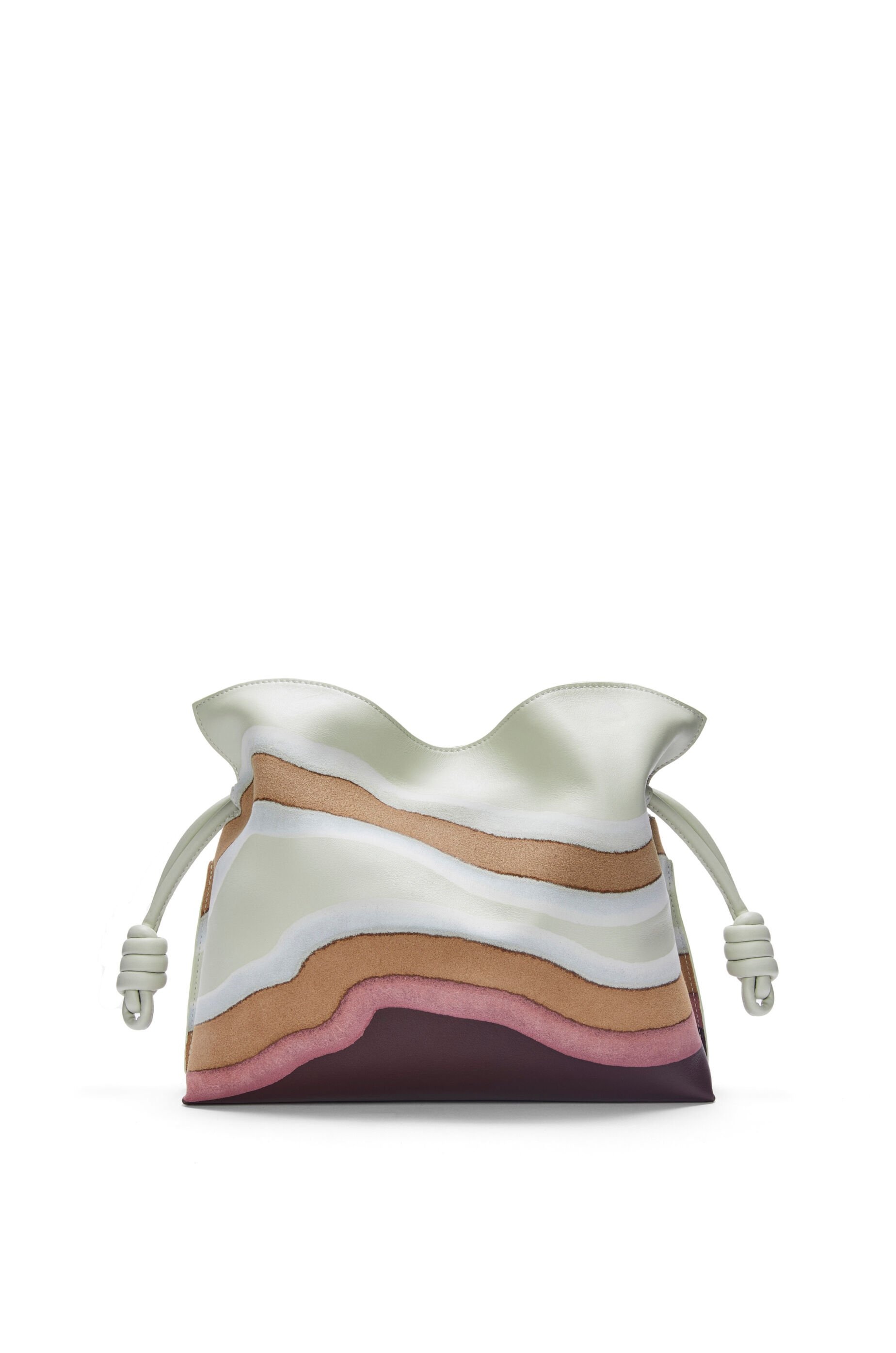 Medium Flamenco clutch in nappa calfskin - 4
