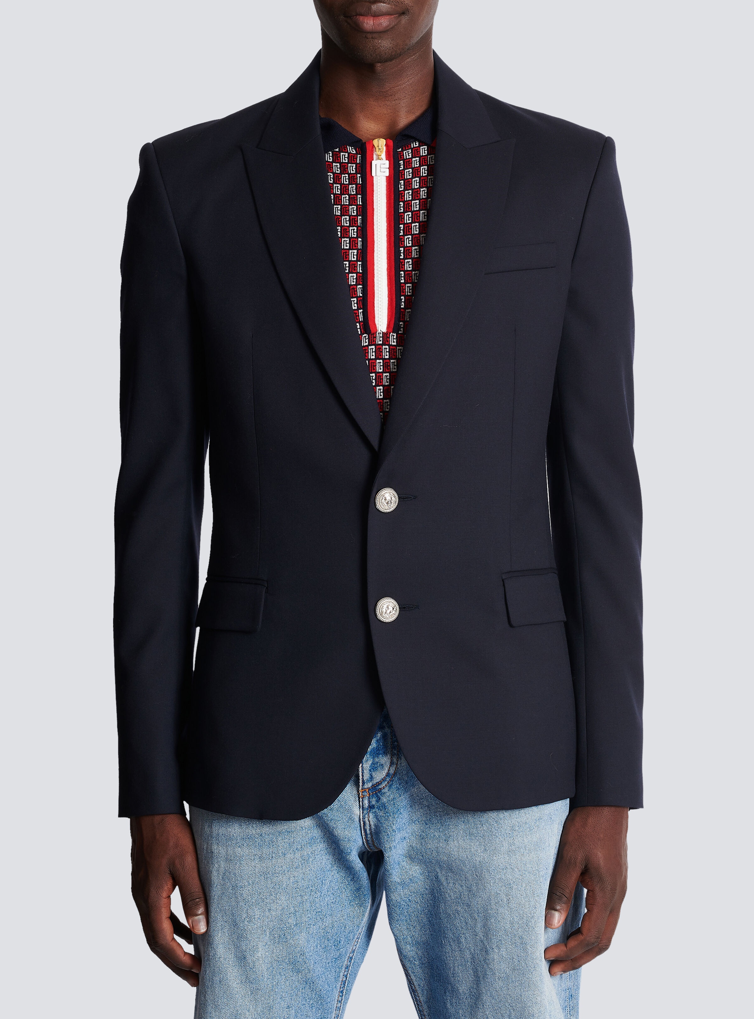 2-button wool jacket - 5