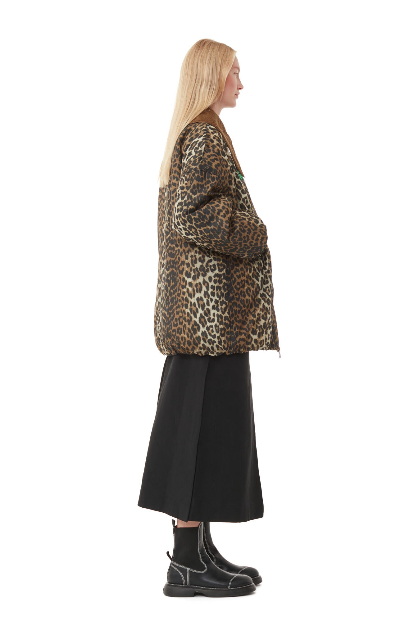 GANNI X BARBOUR LEOPARD BOMBER JACKET - 5
