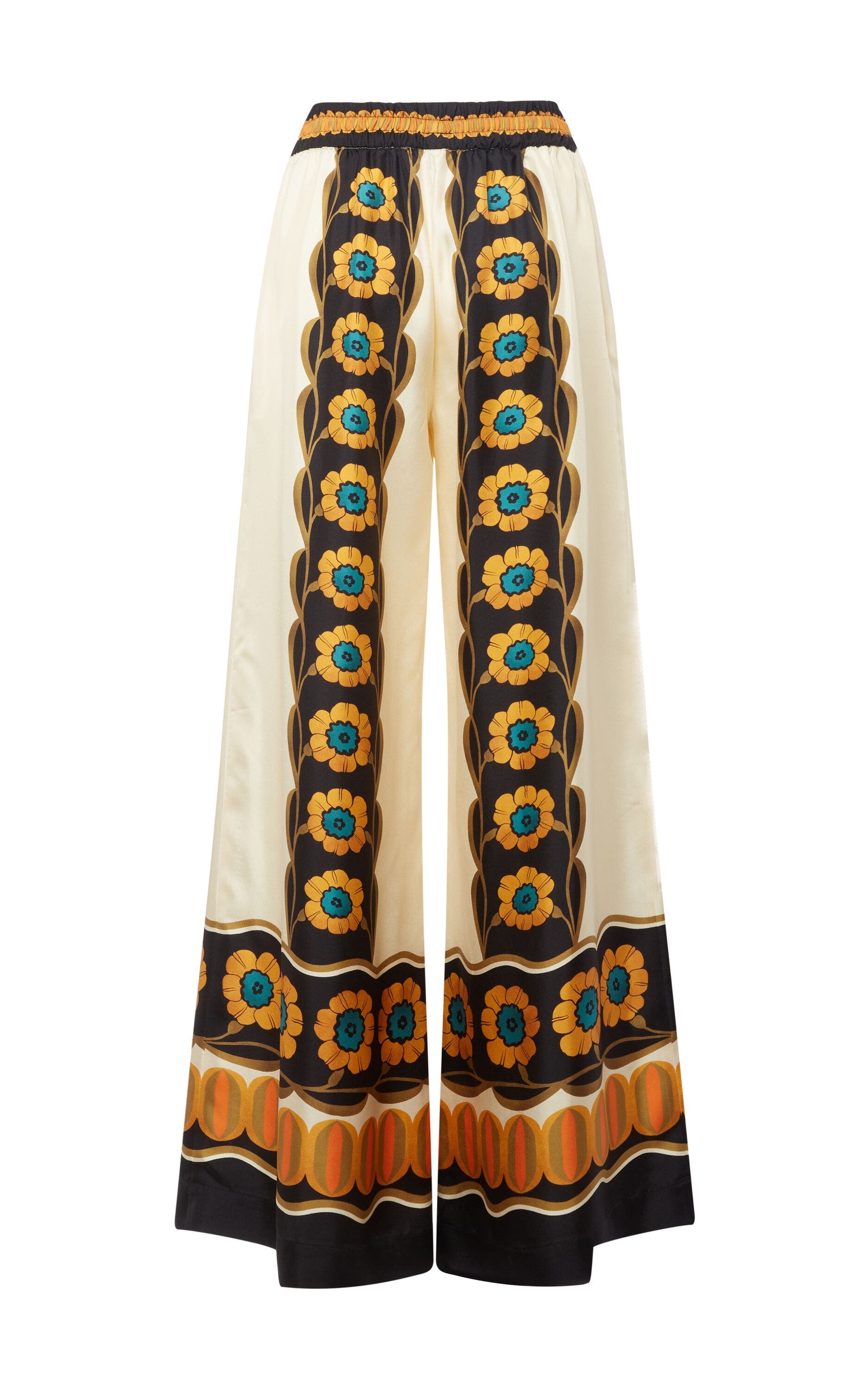 La DoubleJ Palazzo Pants Daisychain Placée Orange at Nordstrom - 3