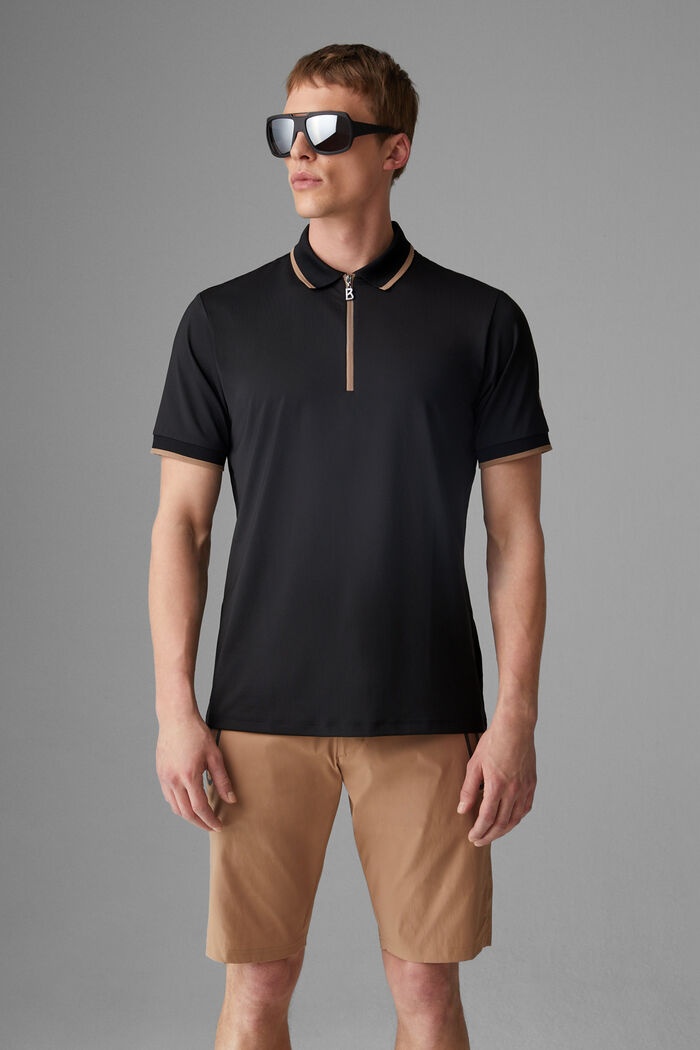 Cody Functional polo shirt in Black - 2