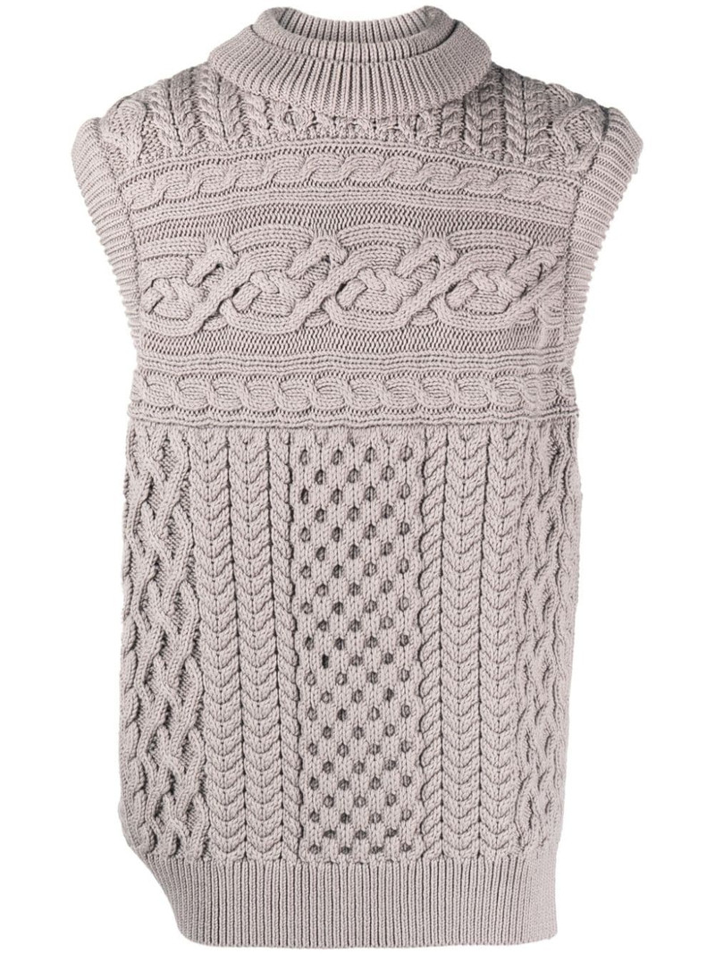 oversized merino-wool vest 1